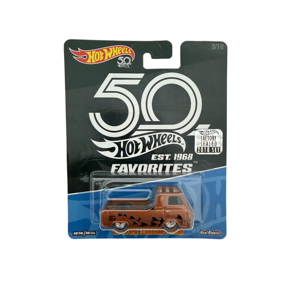 Hot Wheels 50th Anniversary Favorites Factory Set '60's Ford Econoline Pickup