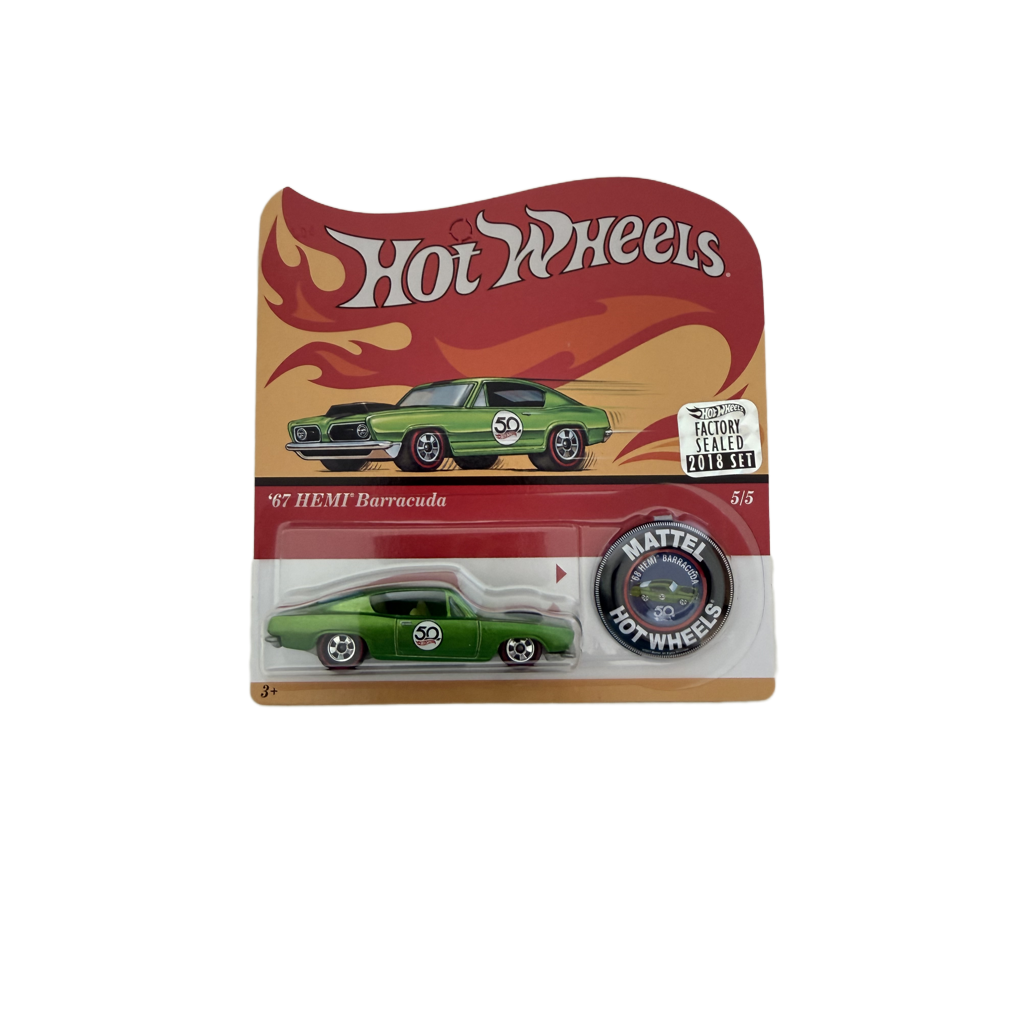Hot Wheels 50th Anniversary Factory Set Custom '67 HEMI Barracuda