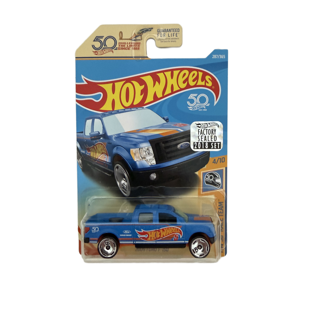Hot Wheels 2018 50th Anniversary Factory Set Race Team #287 2009 Ford F-150