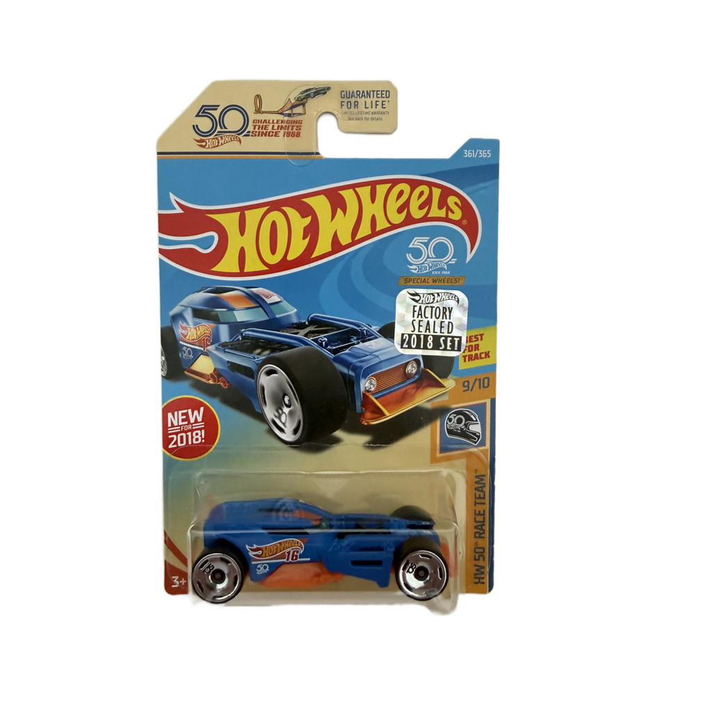 Hot Wheels 2018 50th Anniversary Factory Set Race Team #361 HW50 Concept