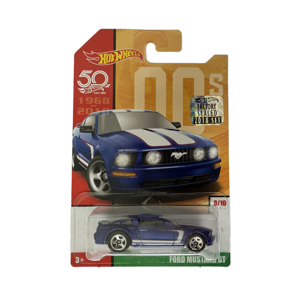 Hot Wheels 50th Anniversary Factory Set Throwback Ford Mustang GT