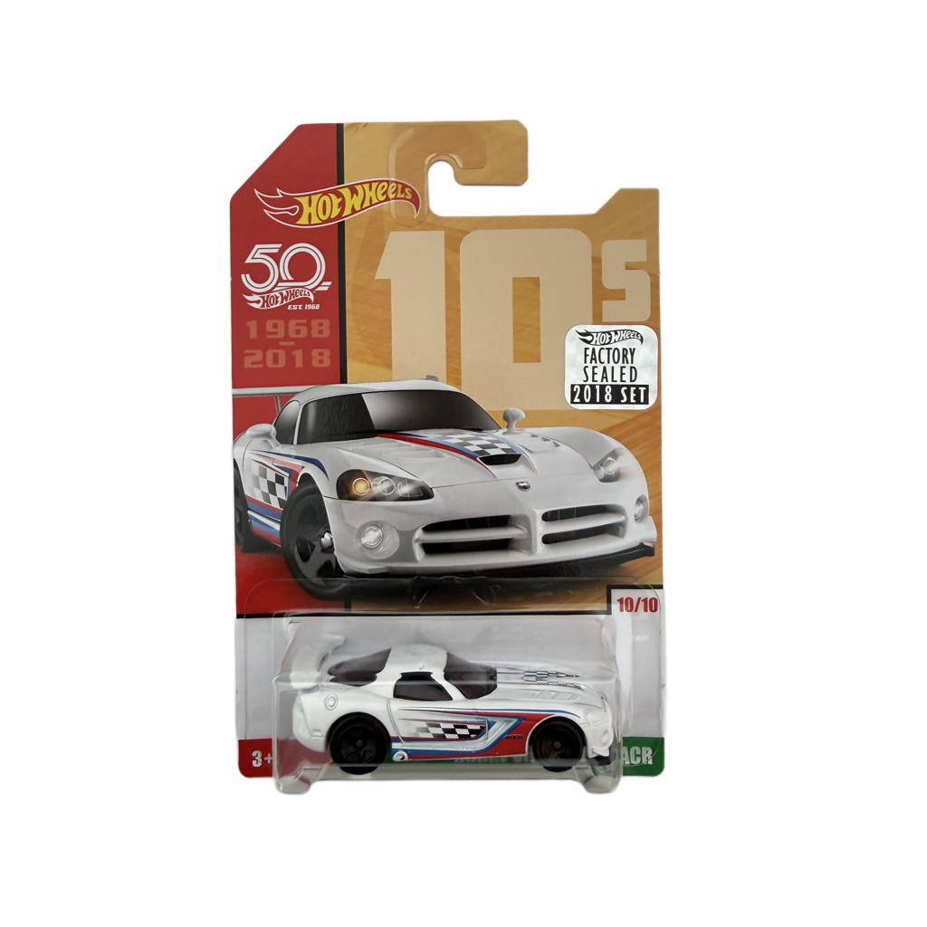 Hot Wheels 50th Anniversary Factory Set Throwback Dodge Viper SRT10 ACR