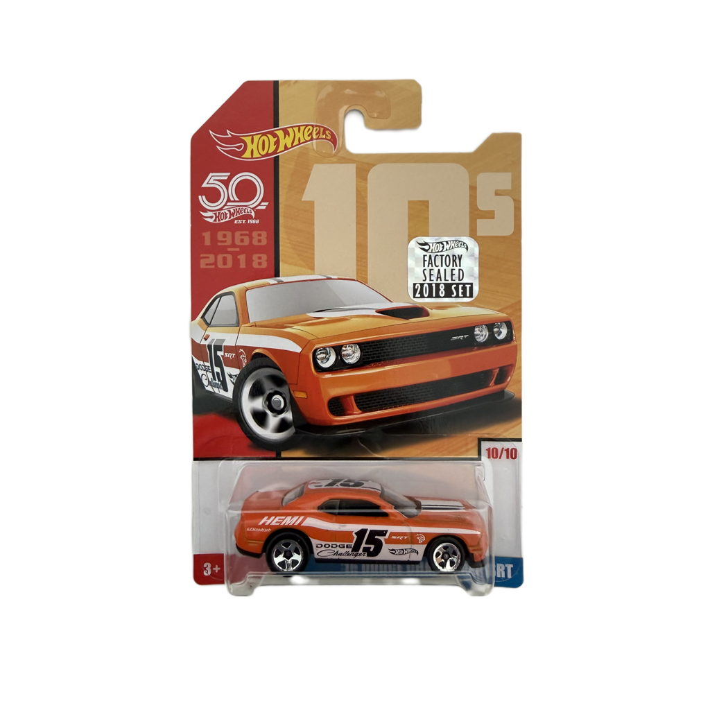 Hot Wheels 50th Anniversary Factory Set Throwback '15 Dodge Challenger SRT