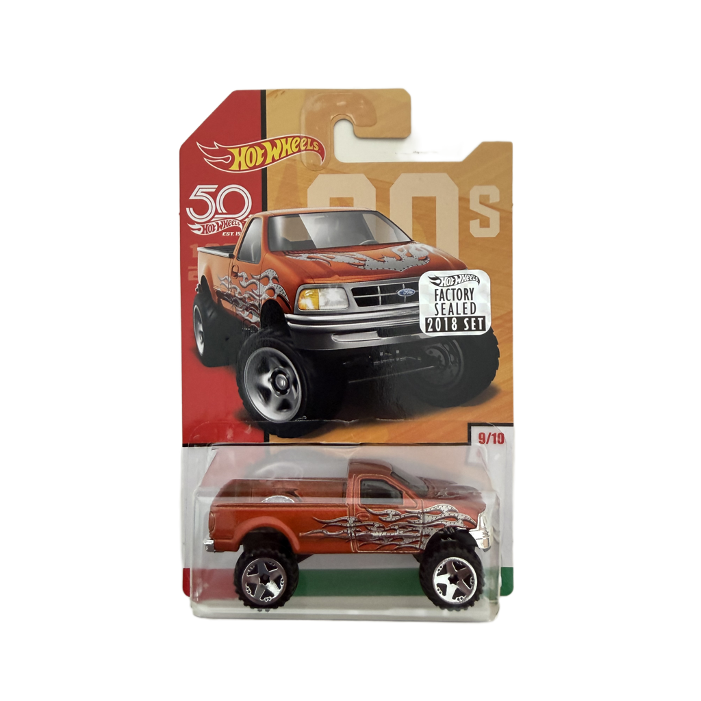 Hot Wheels 50th Anniversary Factory Set Throwback Ford F-150