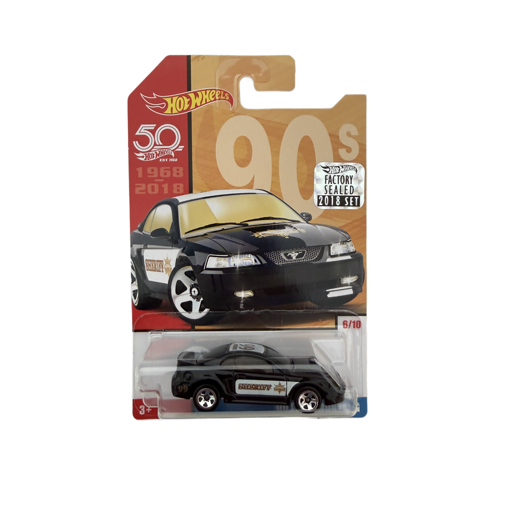 Hot Wheels 50th Anniversary Factory Set Throwback '99 Ford Mustang