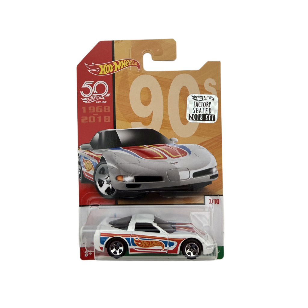 Hot Wheels 50th Anniversary Factory Set Throwback '97 Corvette