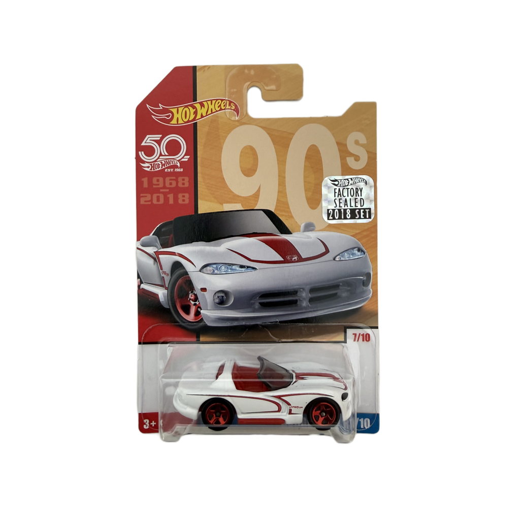 Hot Wheels 50th Anniversary Factory Set Throwback Dodge Viper RT/10