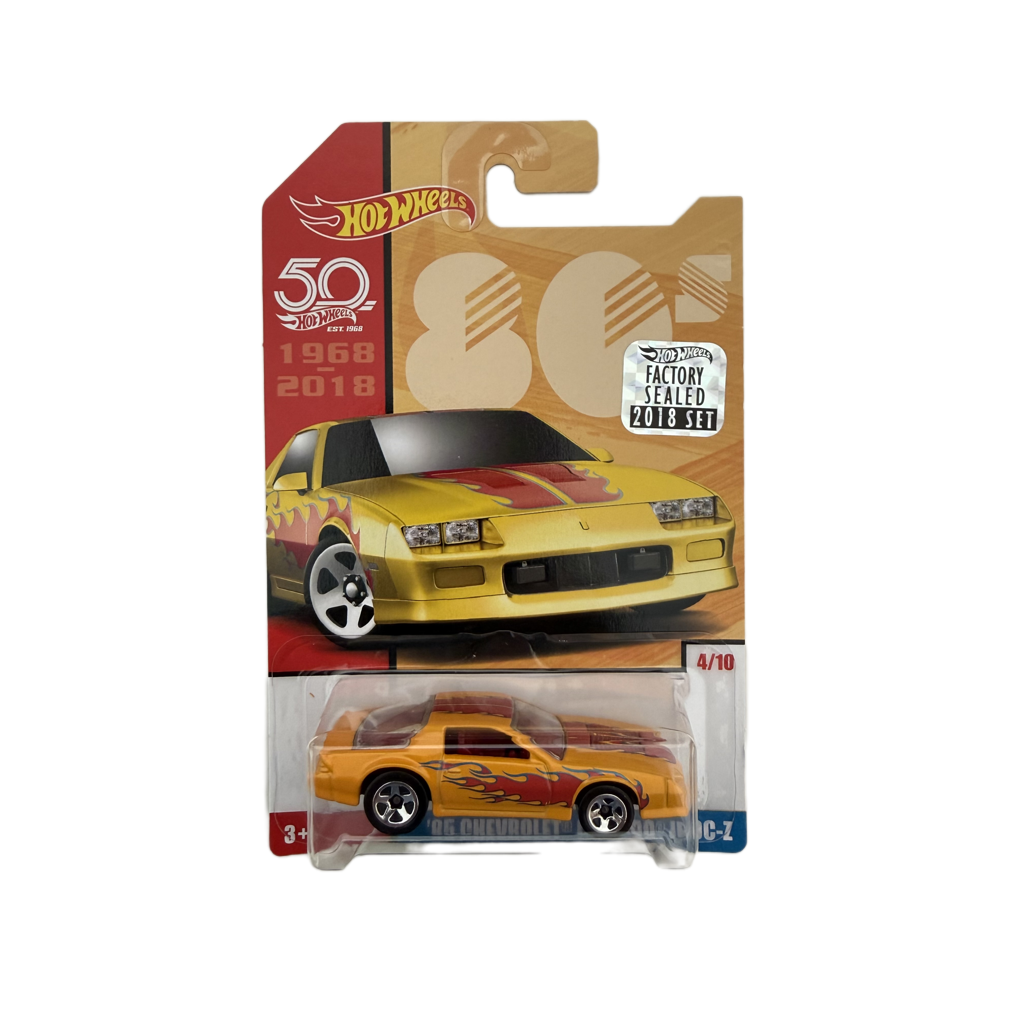 Hot Wheels 50th Anniversary Factory Set Throwback '85 Chevrolet Camaro IEOC-Z
