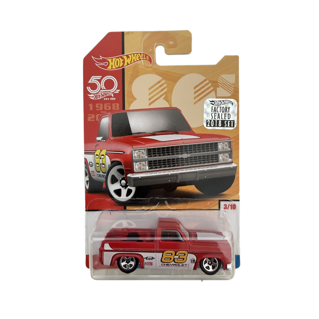 Hot Wheels 50th Anniversary Factory Set Throwback '83 Chevy Silverado