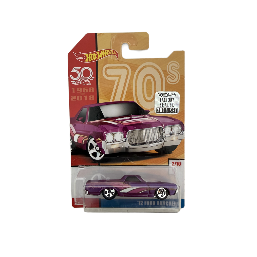 Hot Wheels 50th Anniversary Factory Set Throwback '72 Ford Ranchero
