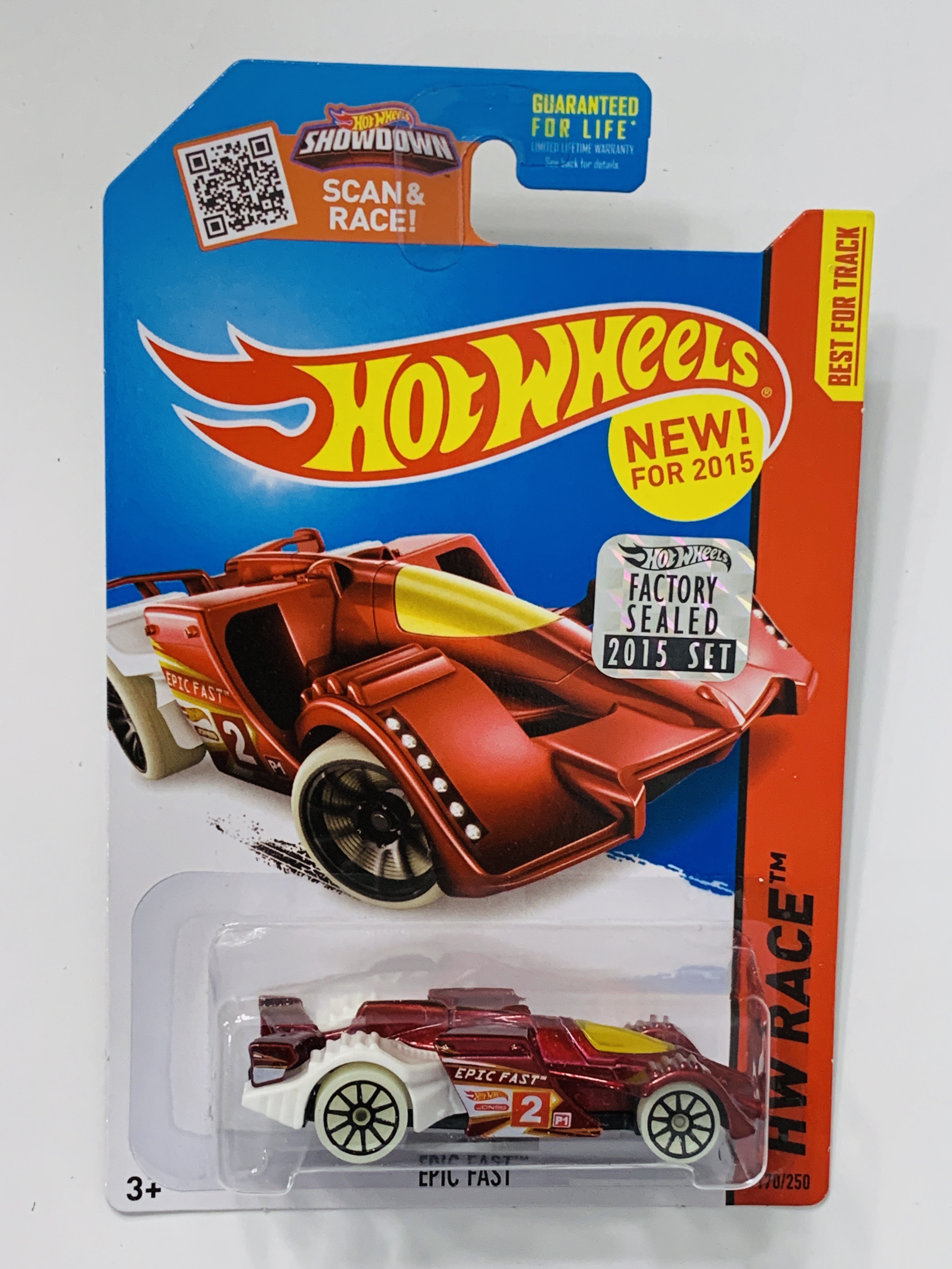 Hot Wheels 2015 Factory Set #170 Epic Fast - Red