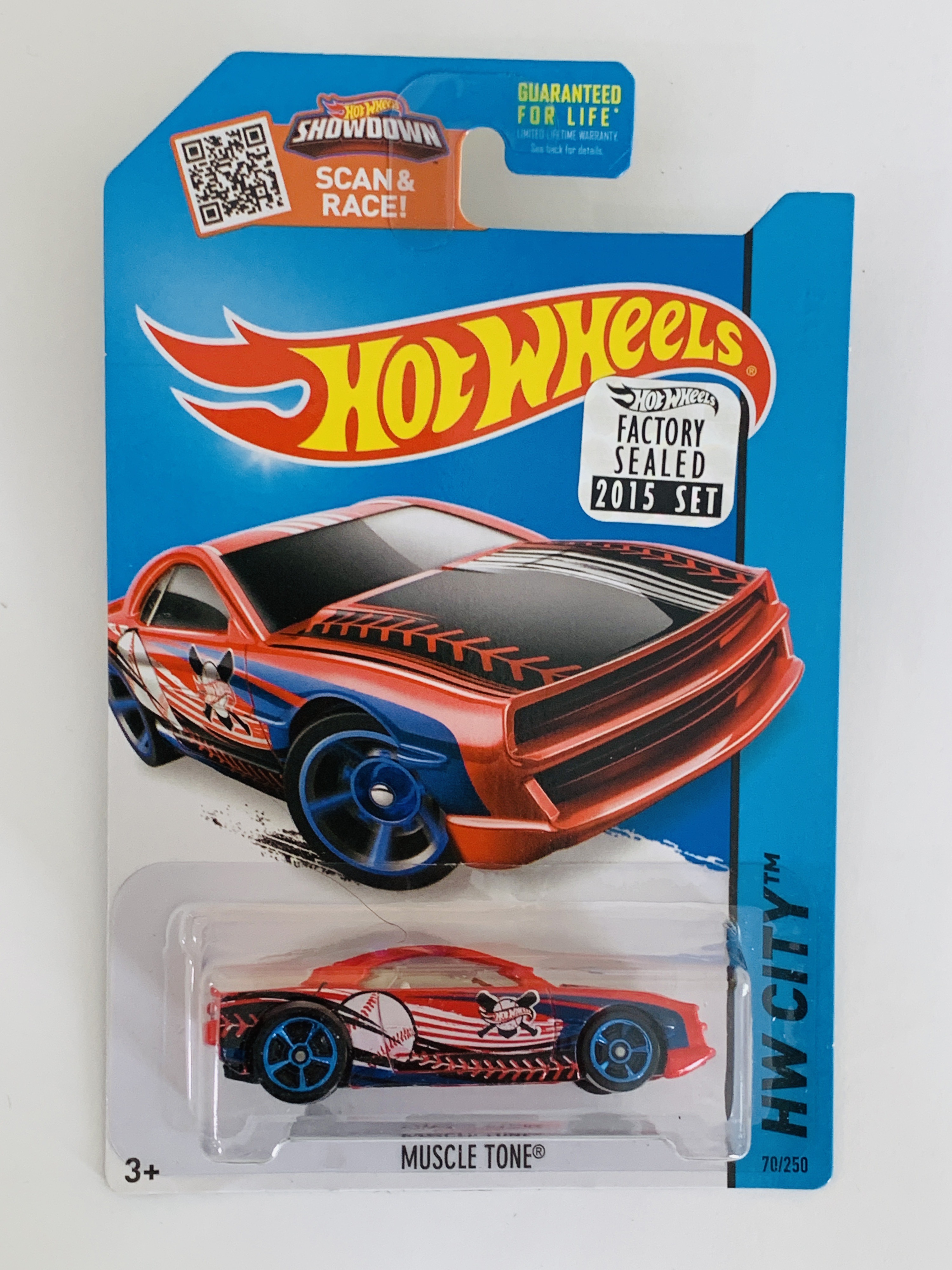 Hot Wheels 2015 Factory Set #70 Muscle Tone - Red