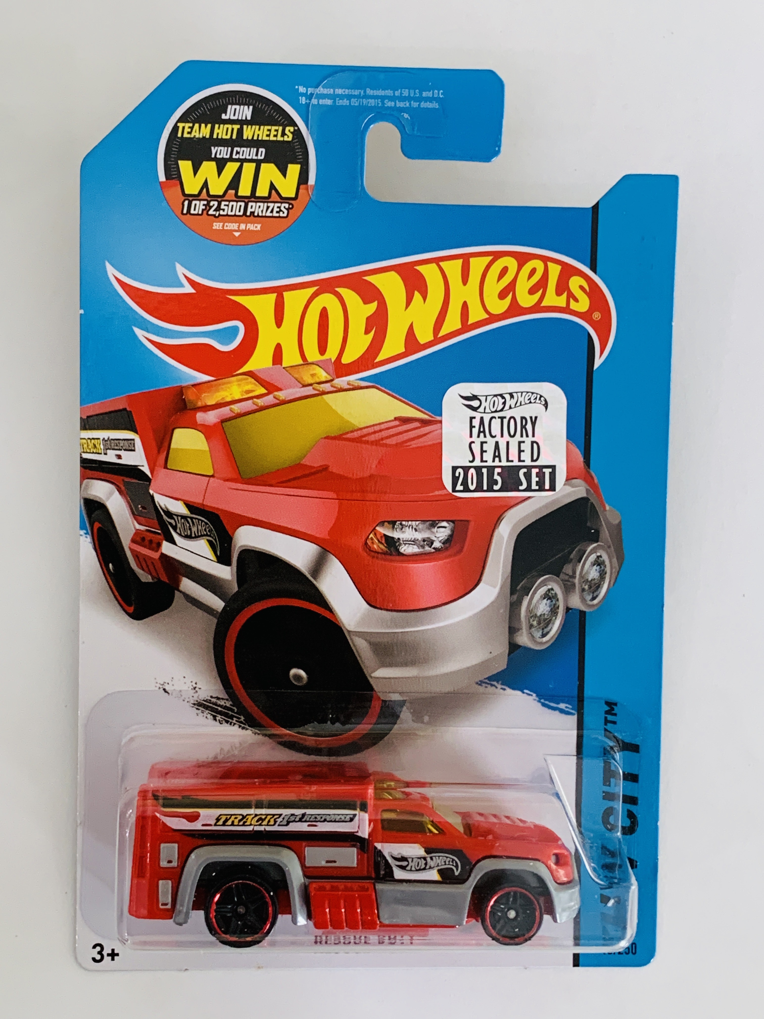 Hot Wheels 2015 Factory Set #46 Rescue Duty - Red