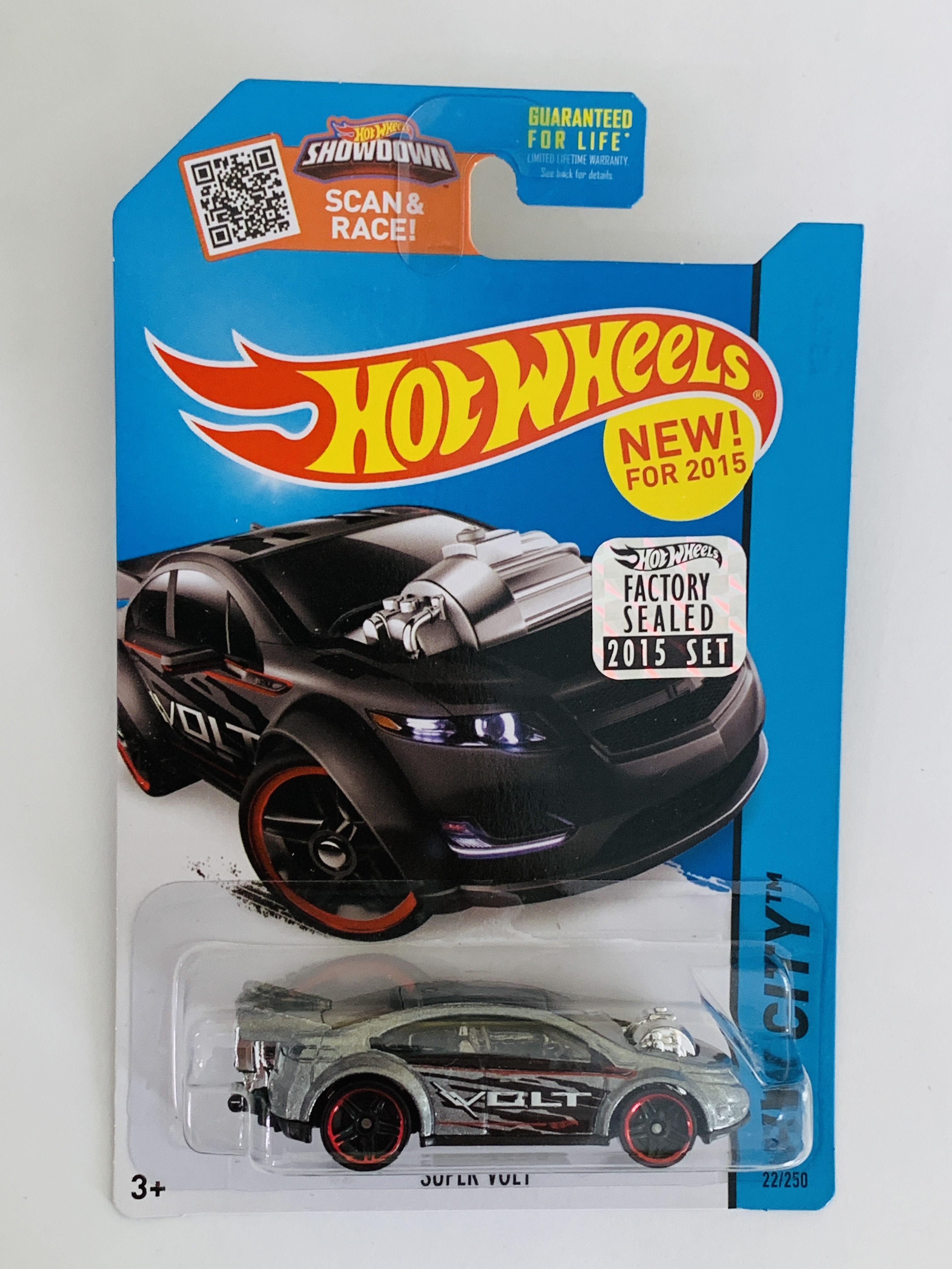 Hot Wheels 2015 Factory Set #22 Super Volt - Silver