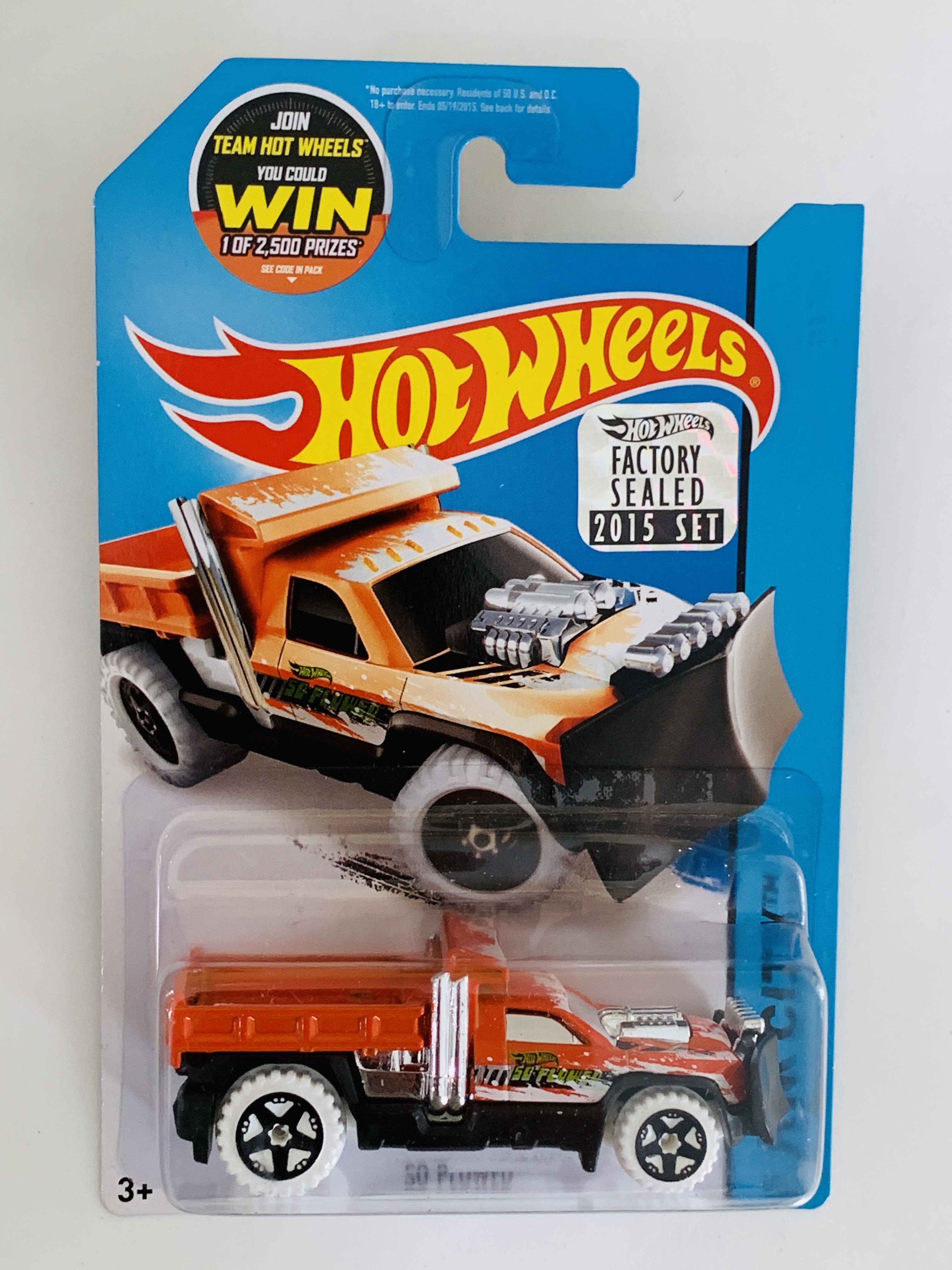 Hot Wheels 2015 Factory Set #6 So Plowed - Orange