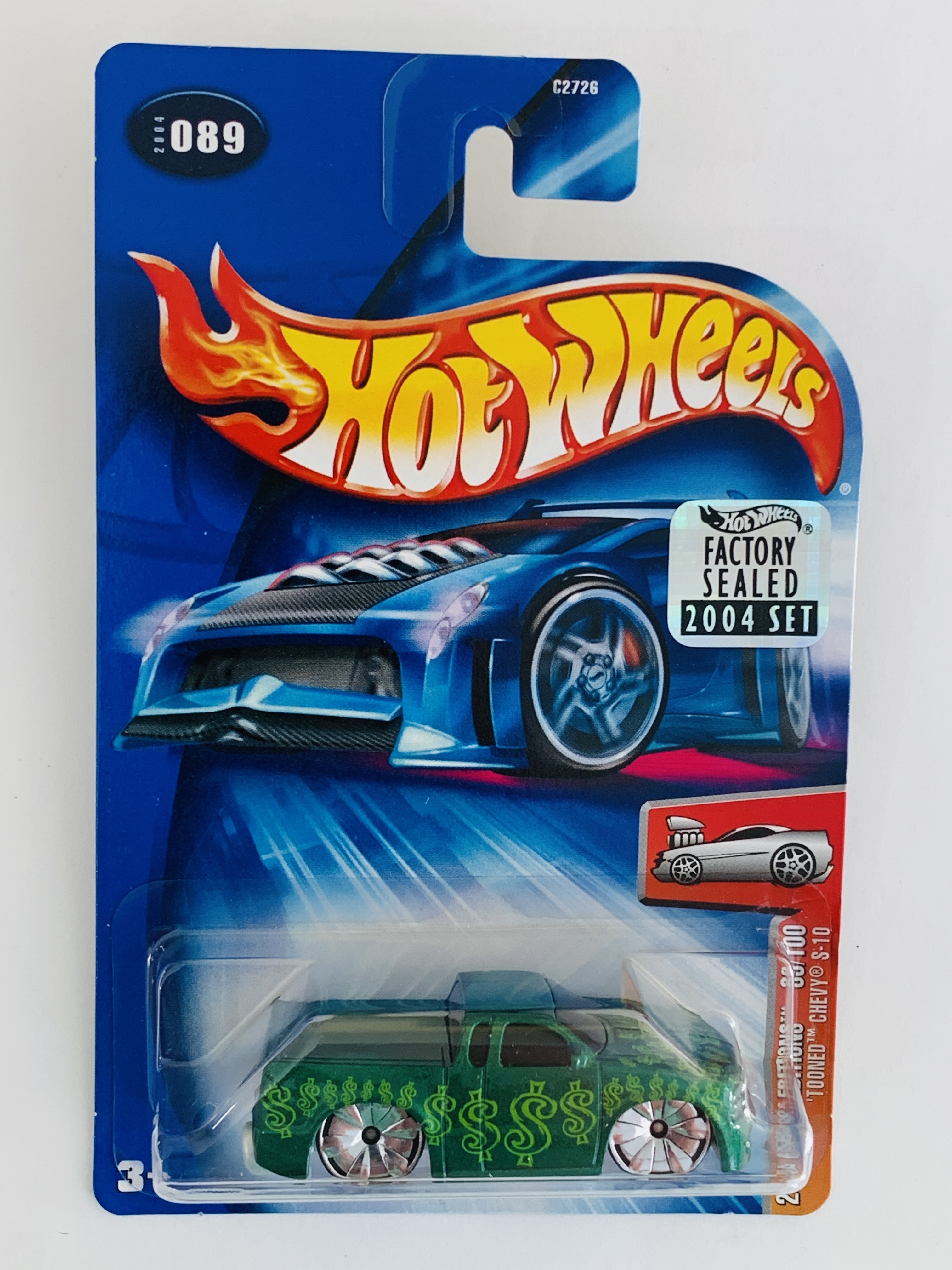 Hot Wheels 2004 Factory Set #089 'Tooned Chevy S-10