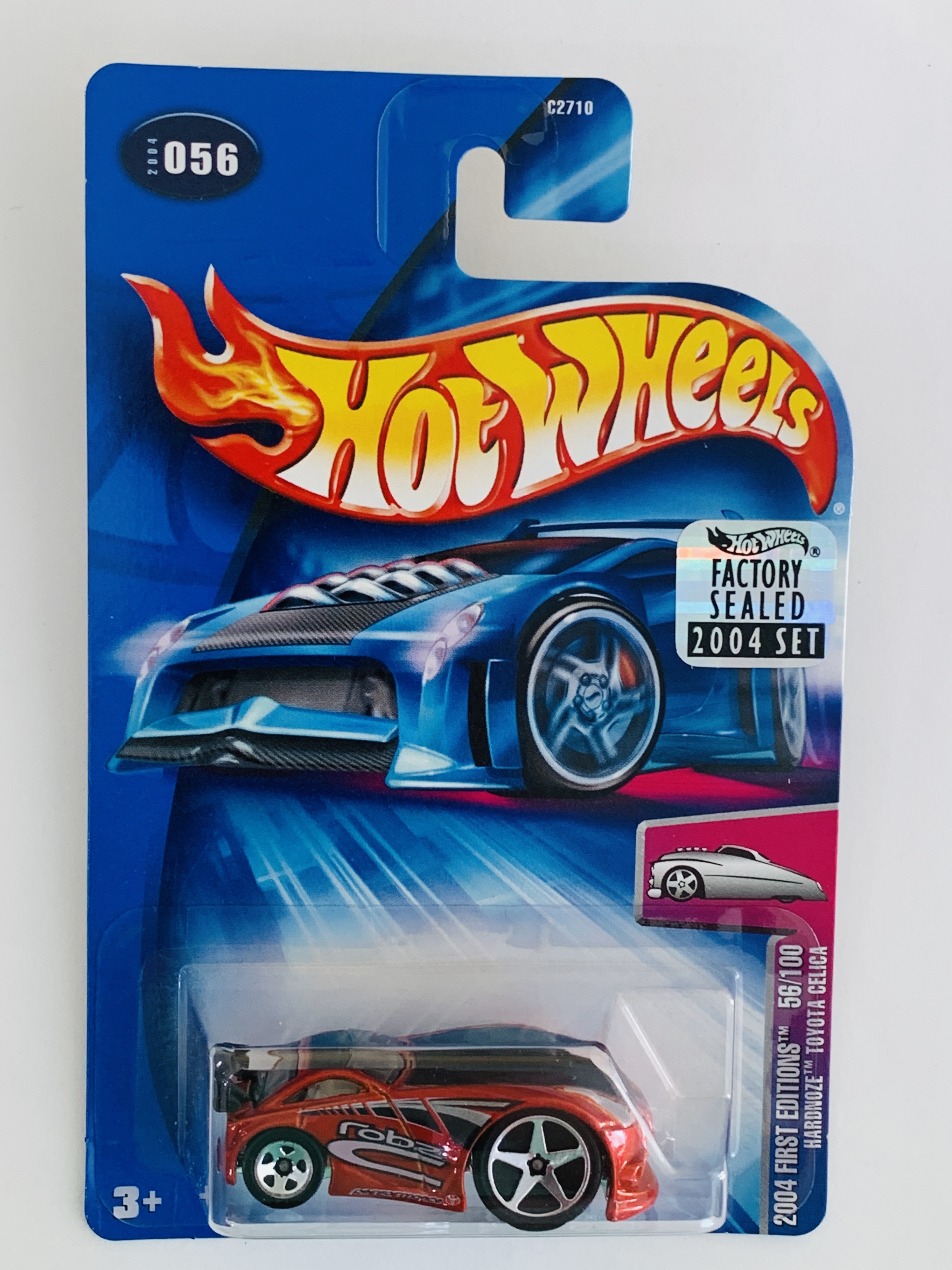 Hot Wheels 2004 Factory Set 056 Hardnoze Toyota Celica