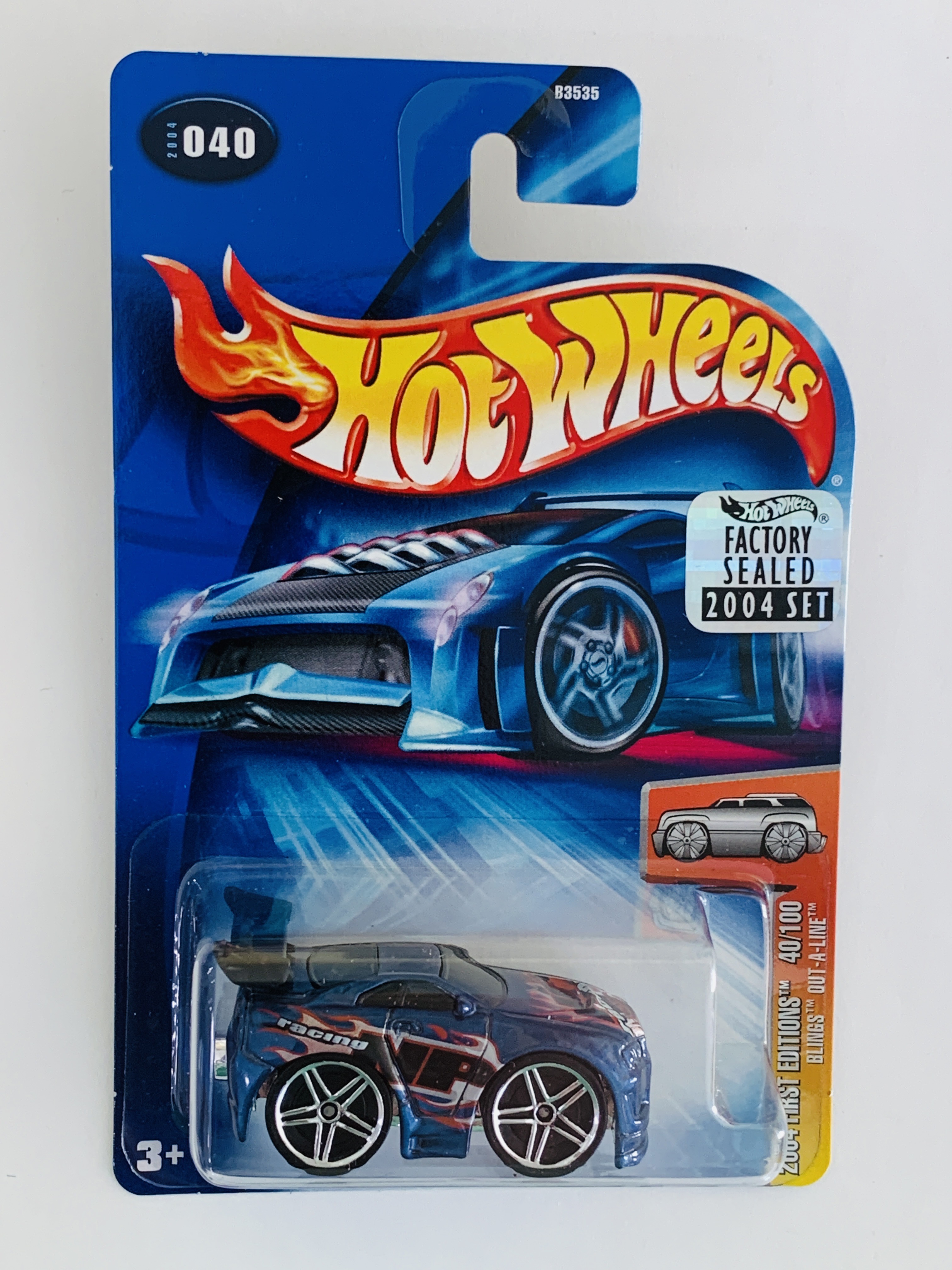Hot Wheels 2004 Factory Set #040 Blings Out-A-Line
