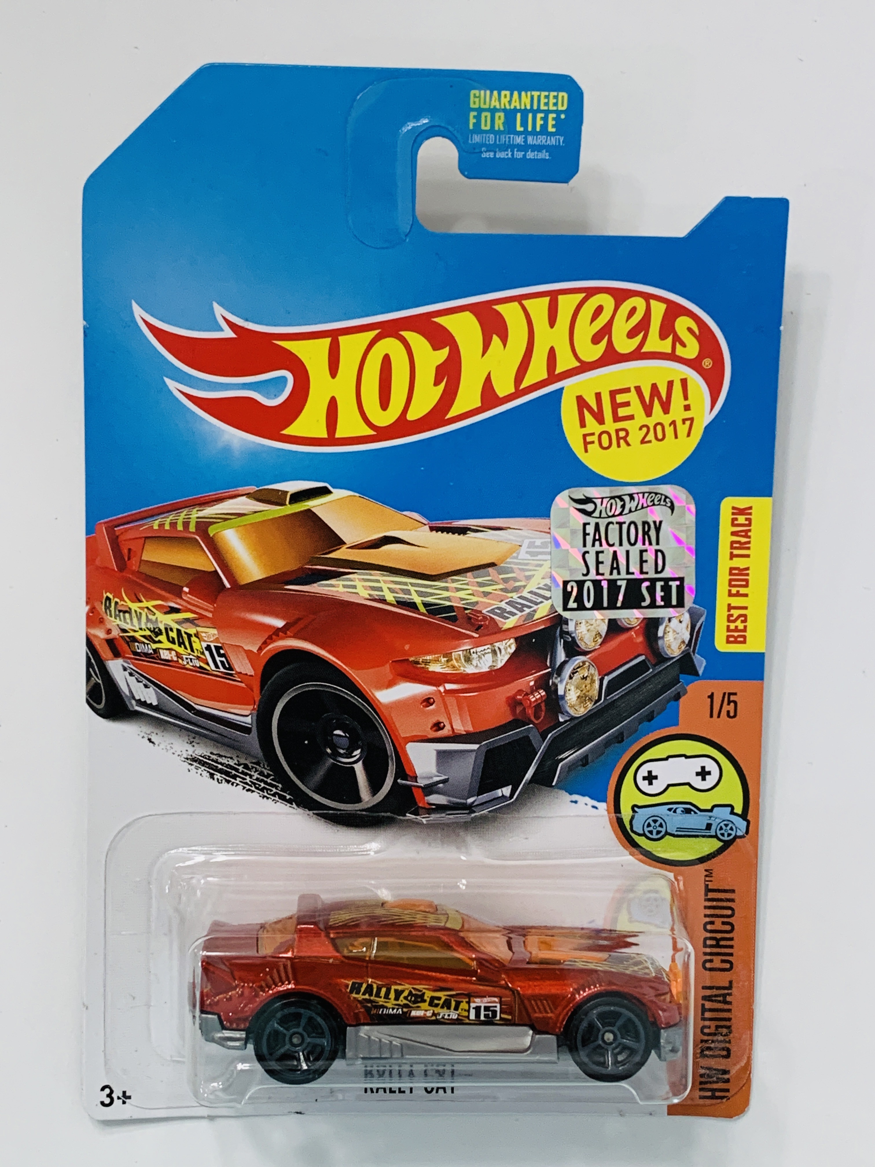 Hot Wheels 2017 Factory Set #305 Rally Cat  - Red