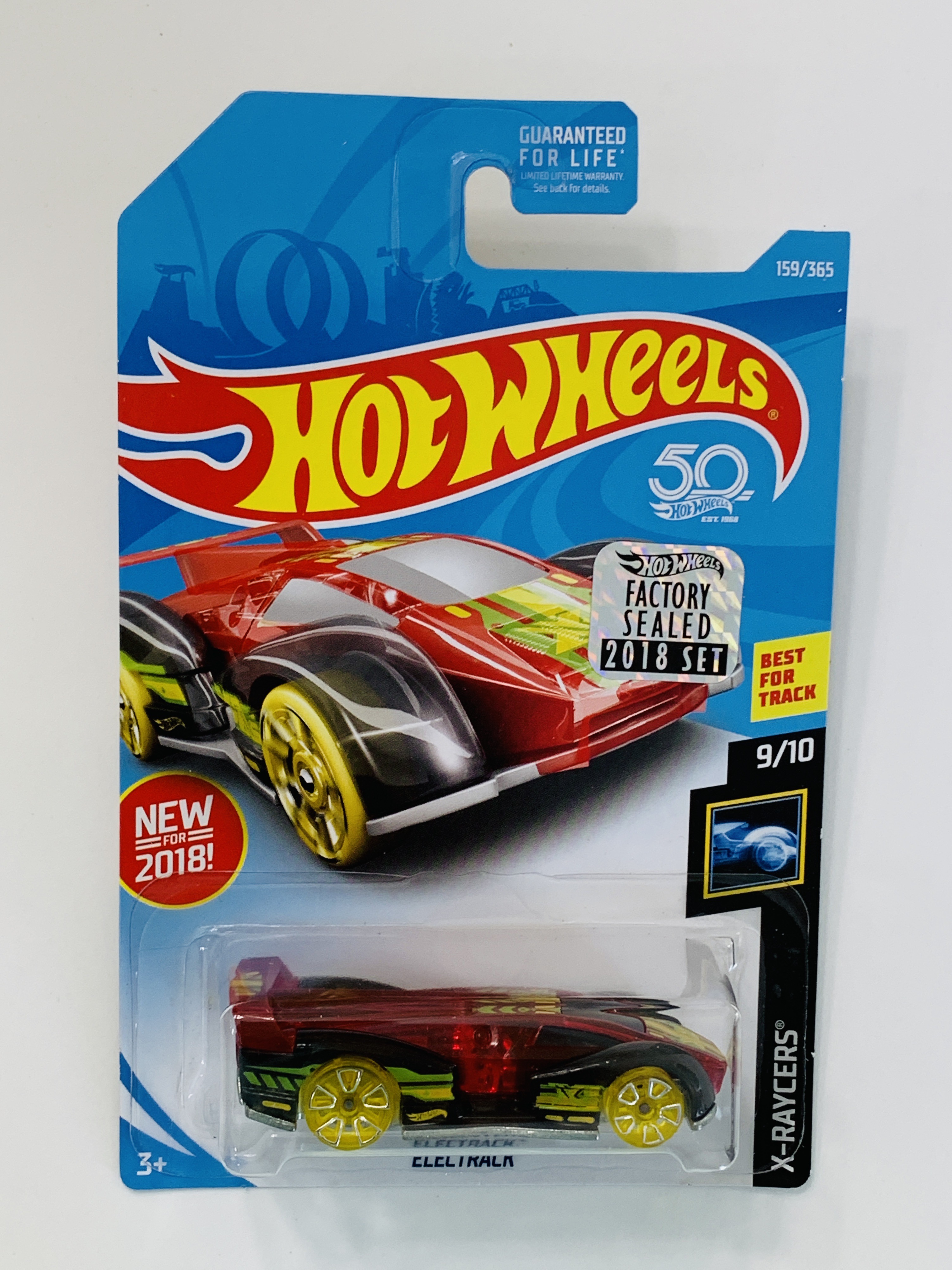 Hot Wheels 2018 Factory Set #159 Electrack - Red