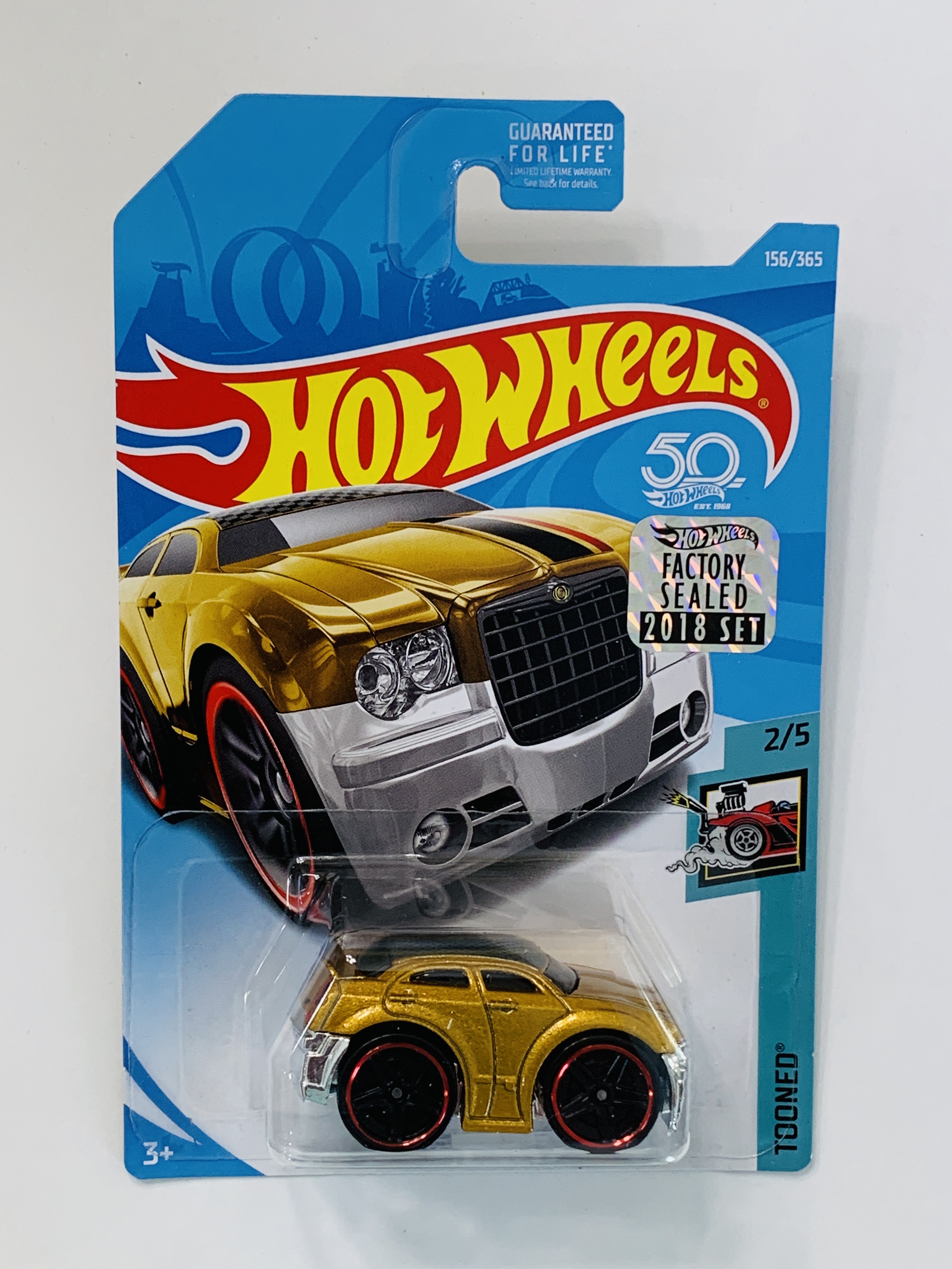 Hot Wheels 2018 Factory Set #156 Chrysler 300C - Gold