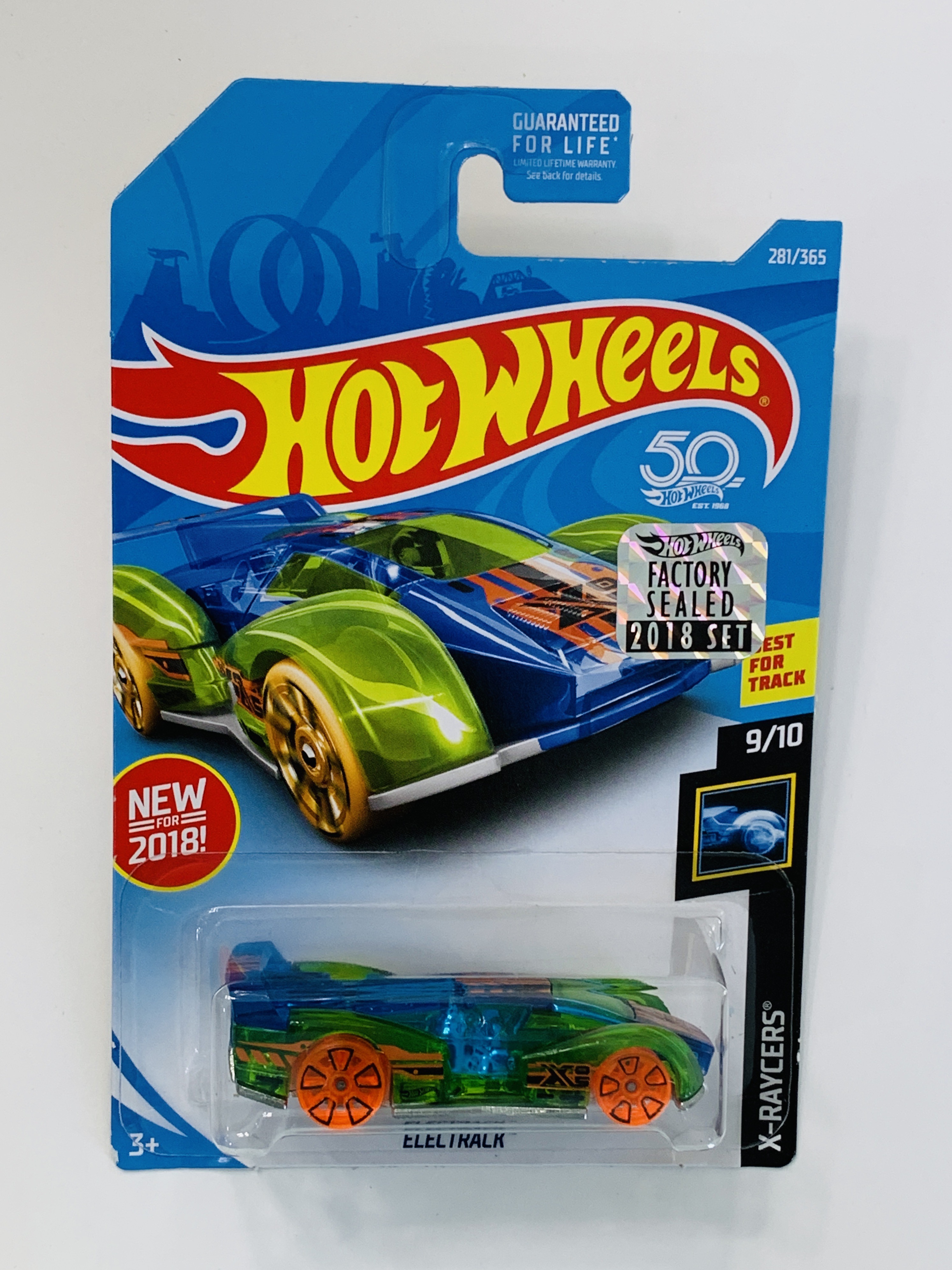 Hot Wheels 2018 Factory Set #281 Electrack - Blue