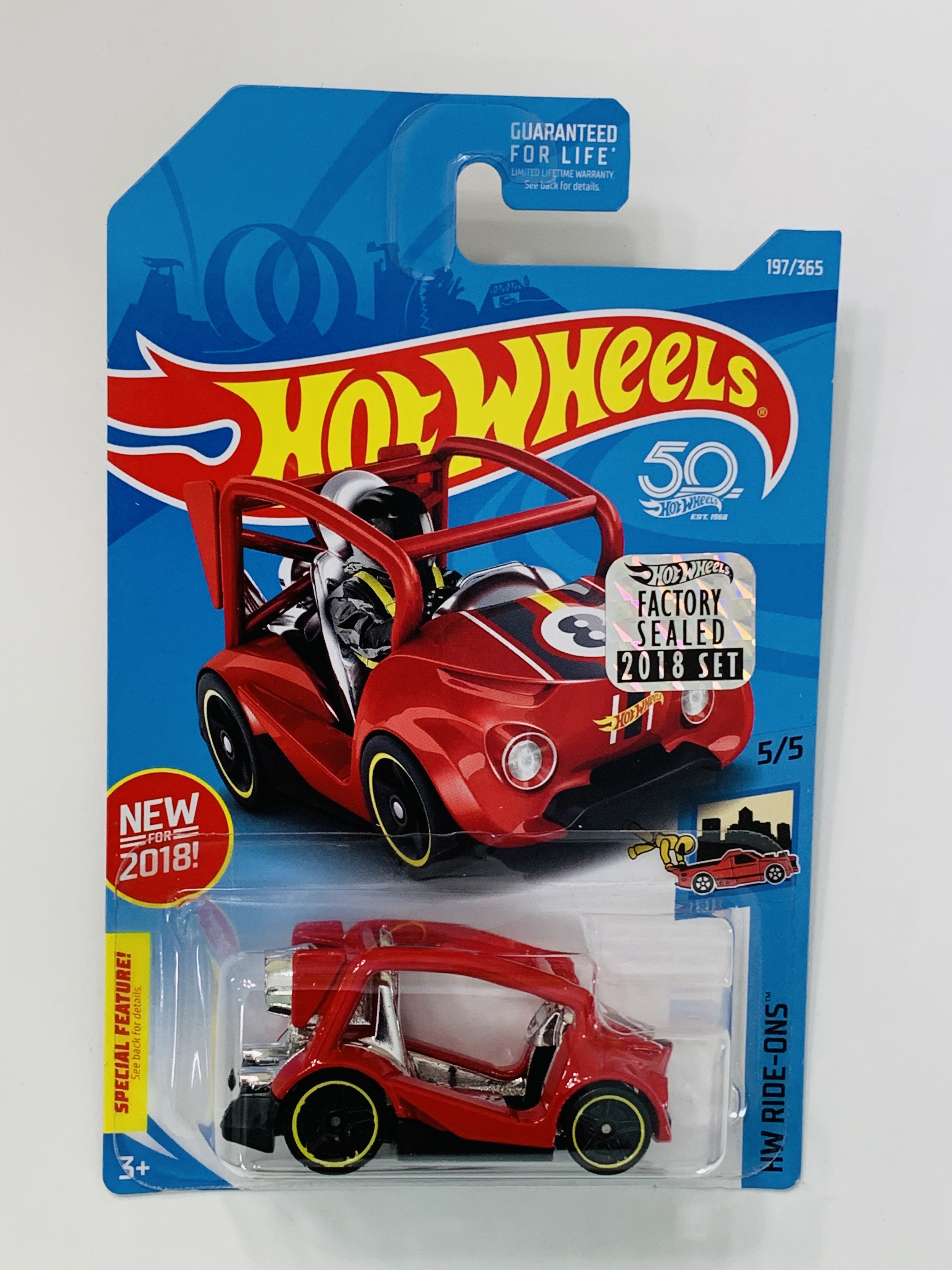 Hot Wheels 2018 Factory Set #197 Kick Kart - Red