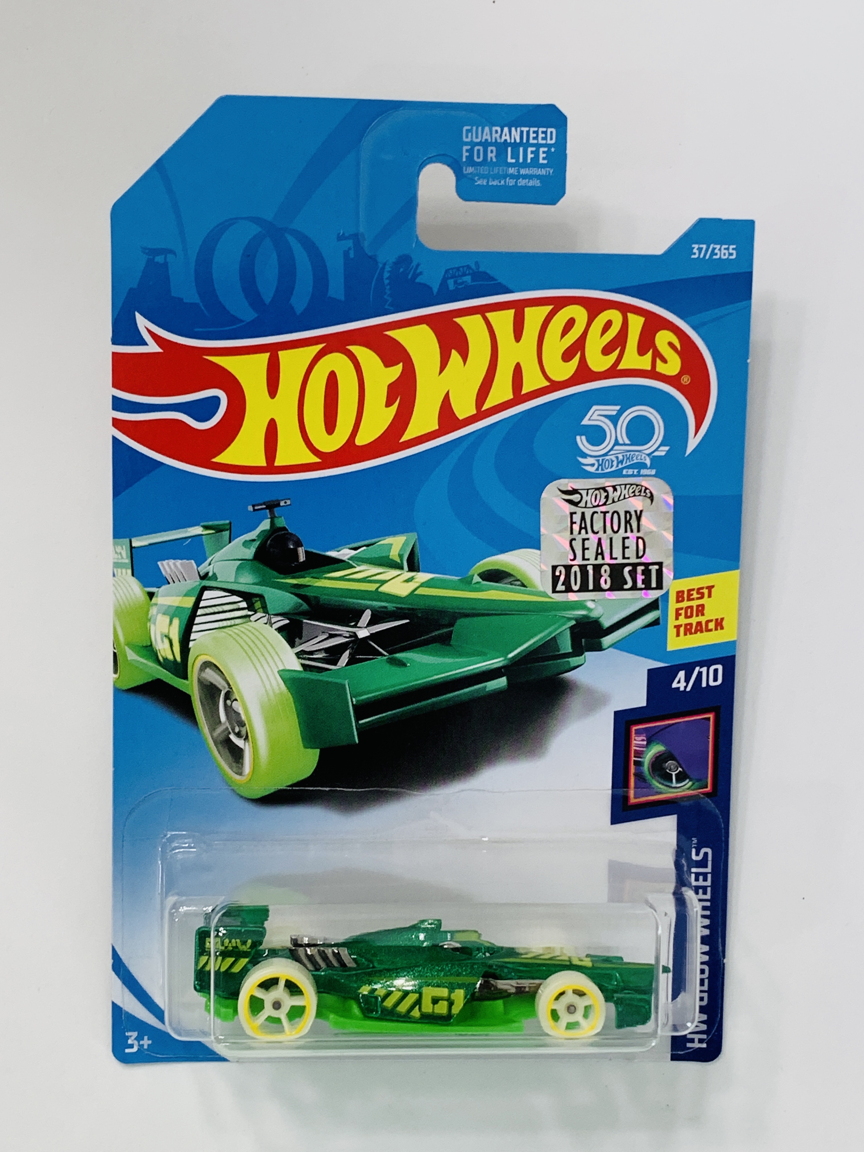 Hot Wheels 2018 Factory Set #37 Winning Formula - Green