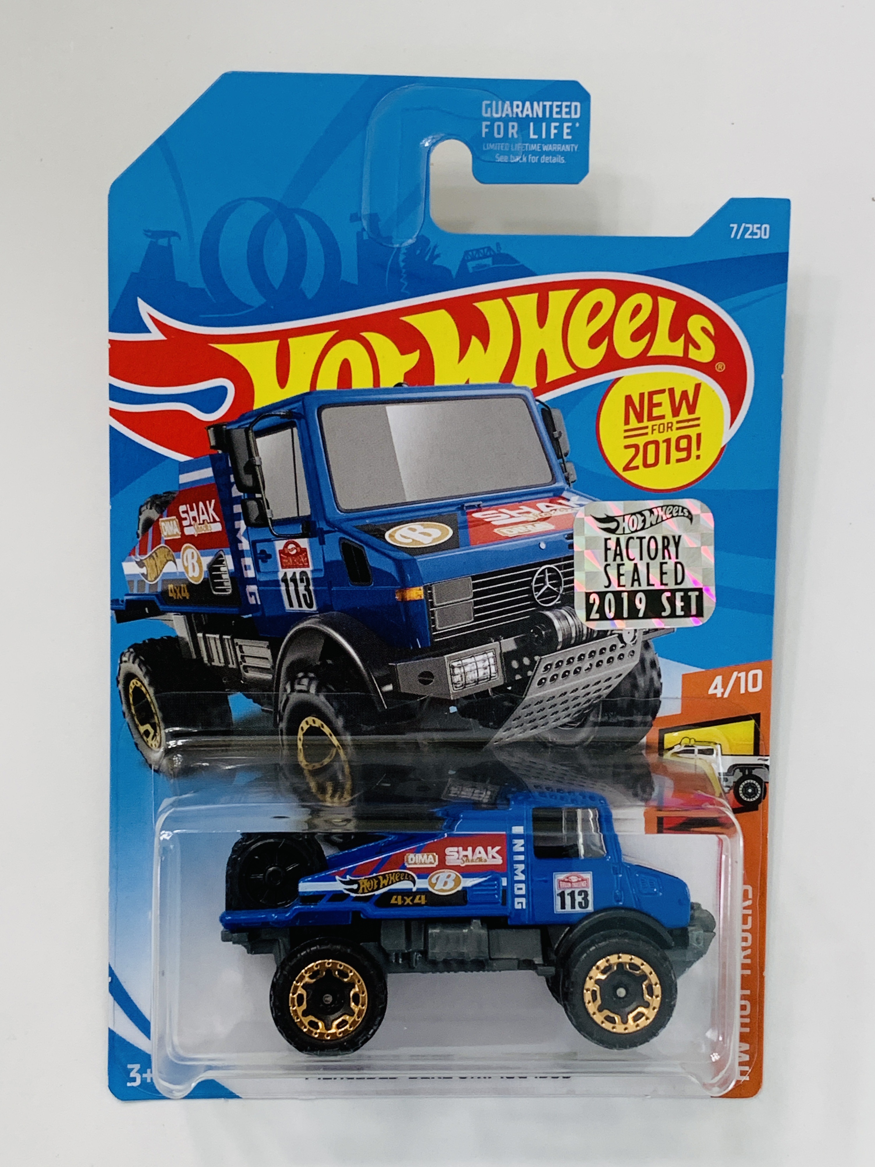 Hot Wheels 2019 Factory Set #7 Mercedes-Benz Unimog 1300 - Blue