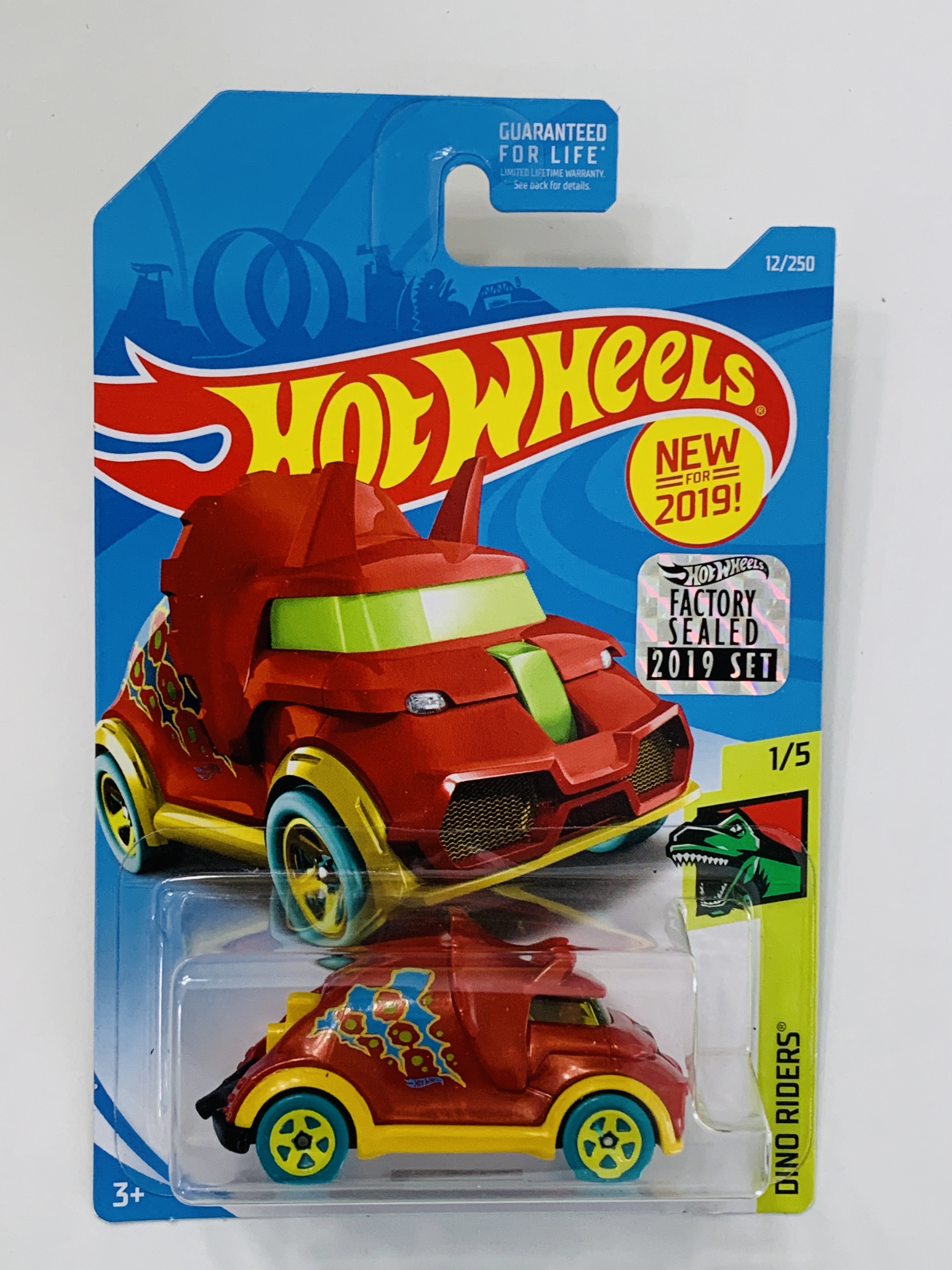 Hot Wheels 2019 Factory Set #12 Tricera-Truck - Red