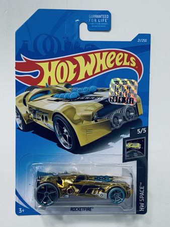 Hot Wheels 2019 Factory Set #21 Rocketfire - Gold