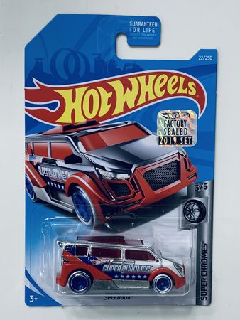 Hot Wheels 2019 Factory Set #22 Speedbox - Chrome