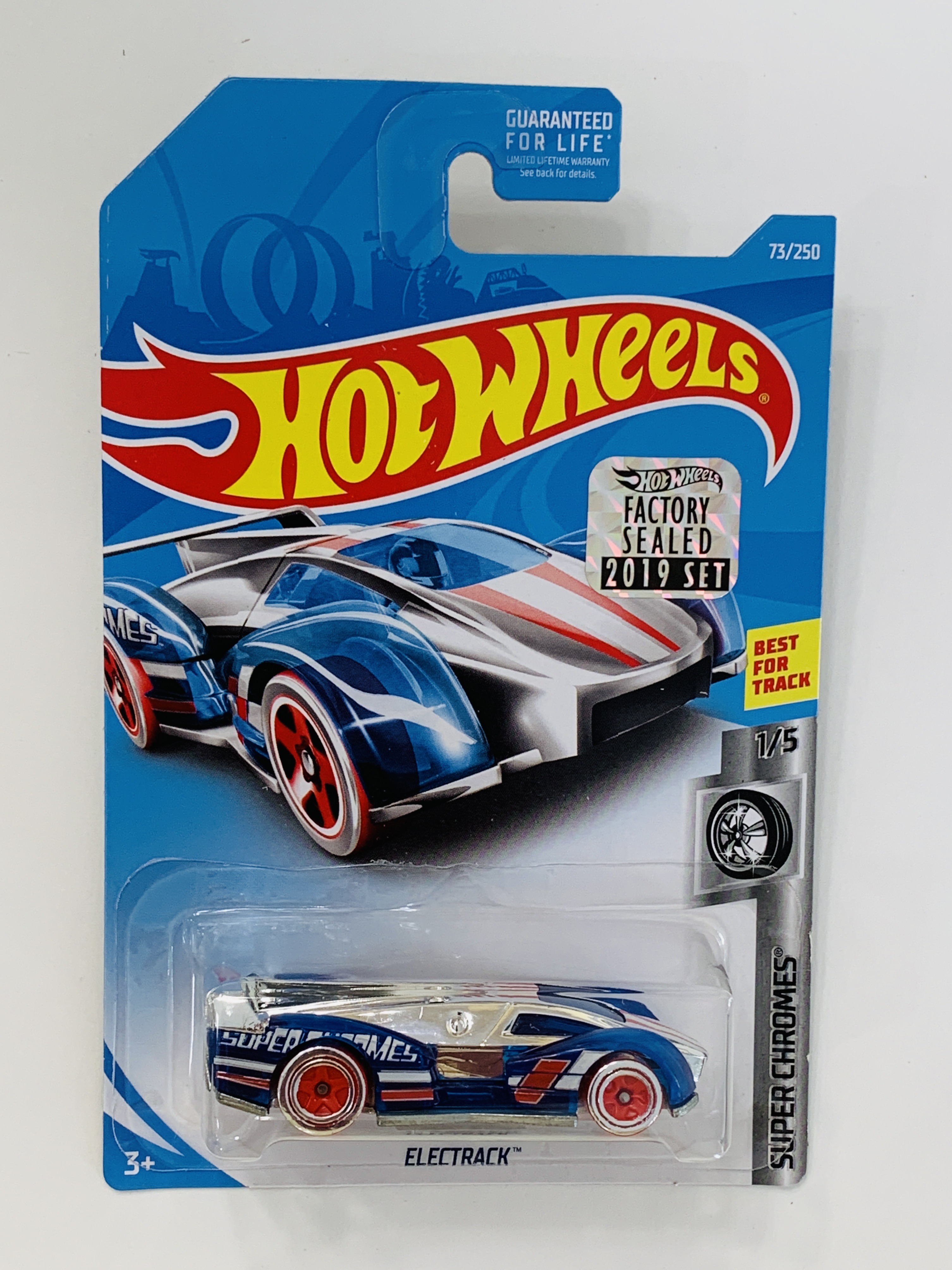 Hot Wheels 2019 Factory Set #73 Electrack - Blue