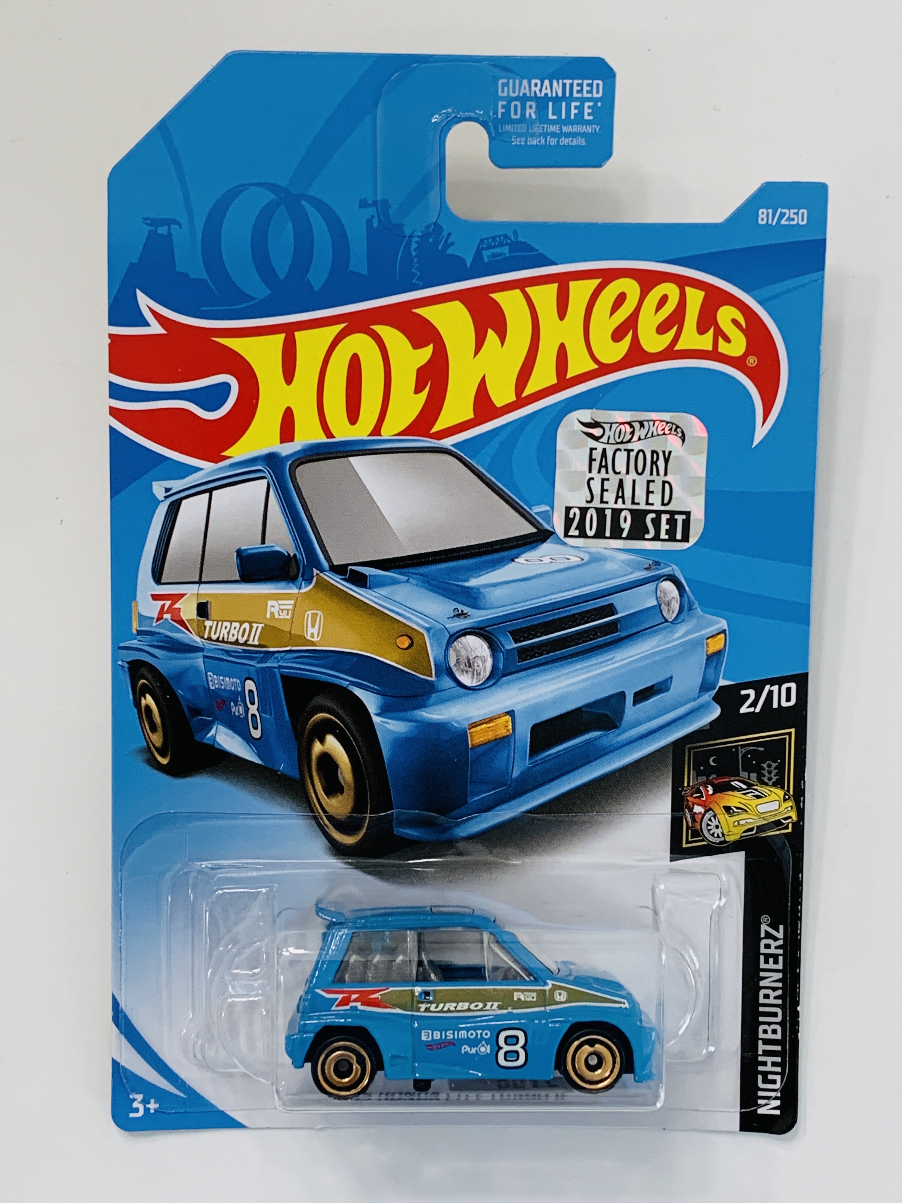 Hot Wheels 2019 Factory Set #81 '85 Honda City Turbo II - Blue