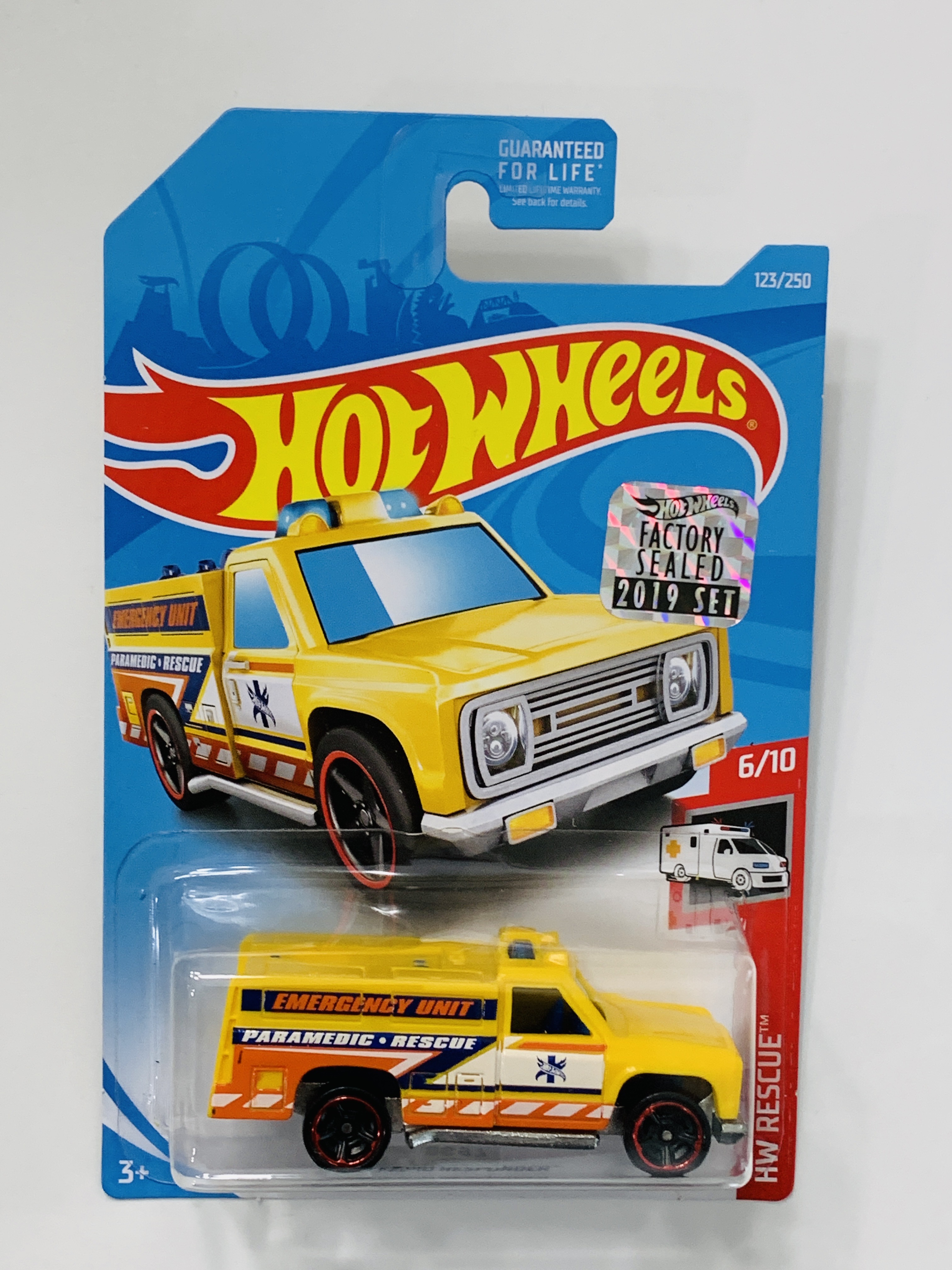 Hot Wheels 2019 Factory Set #123 HW Rapid Responder - Yellow