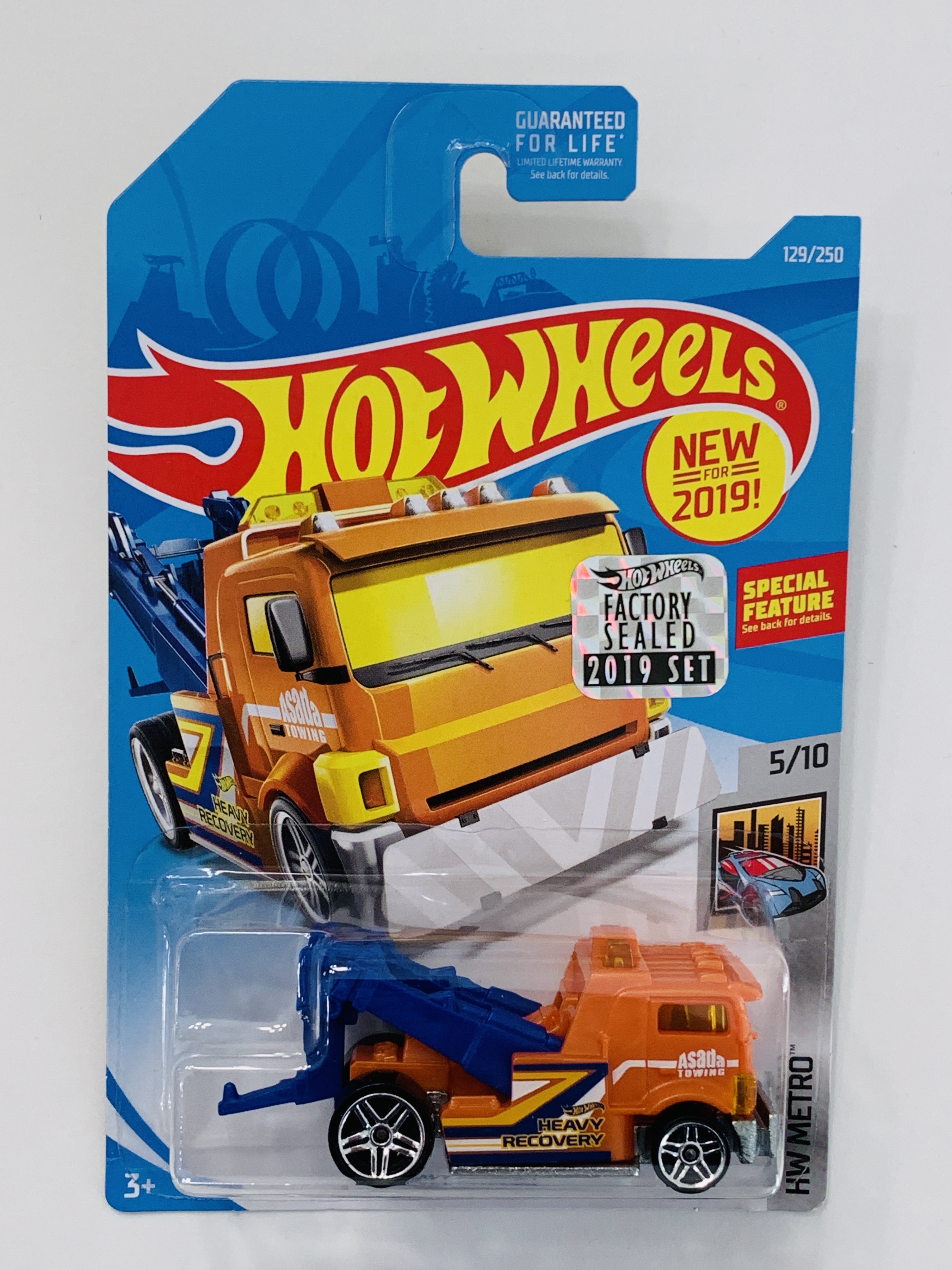 Hot Wheels 2019 Factory Set #129 Heavy Hitcher - Orange