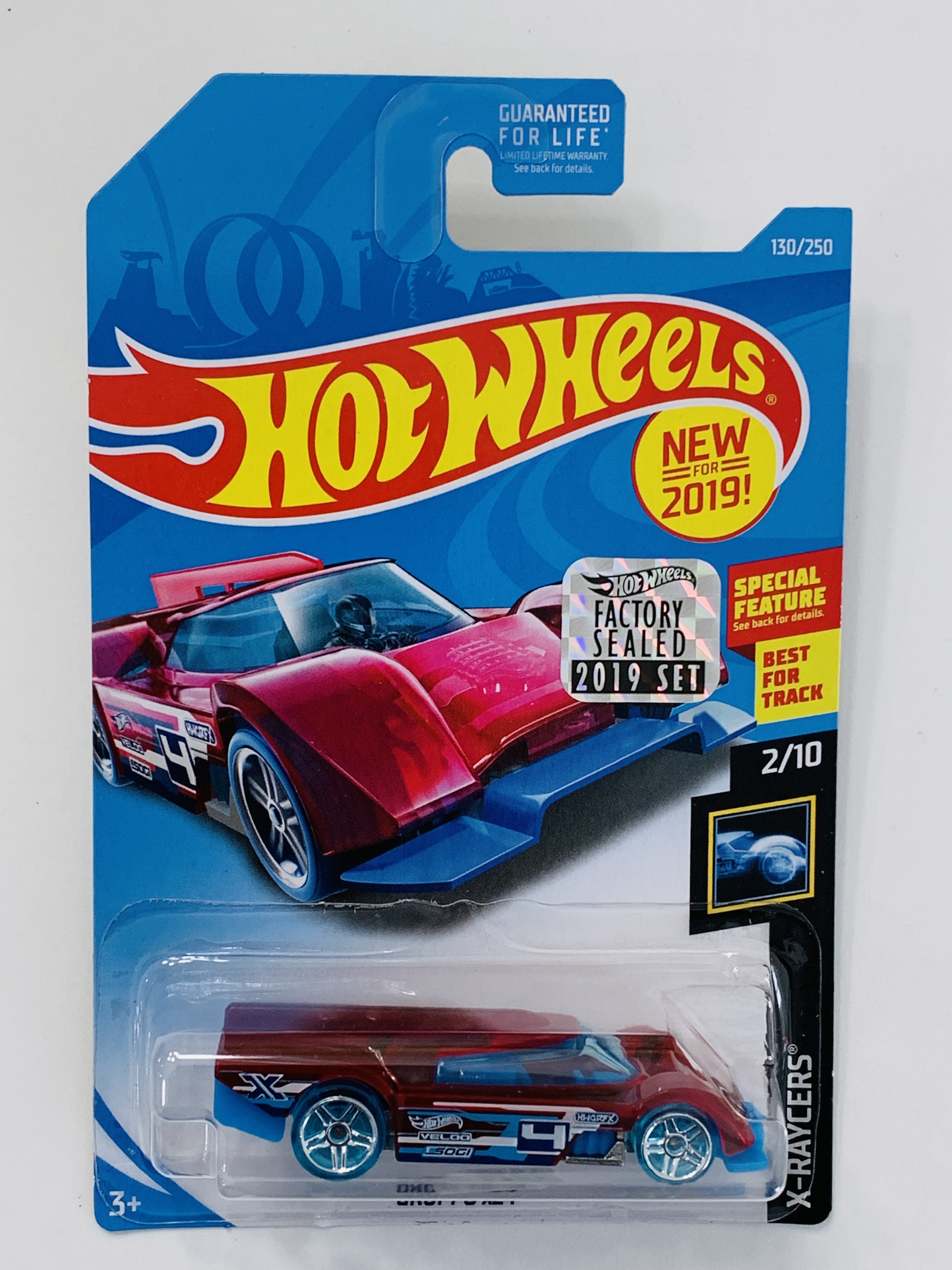 Hot Wheels 2019 Factory Set #130 Gruppo X24 - Red With Cracked Blister