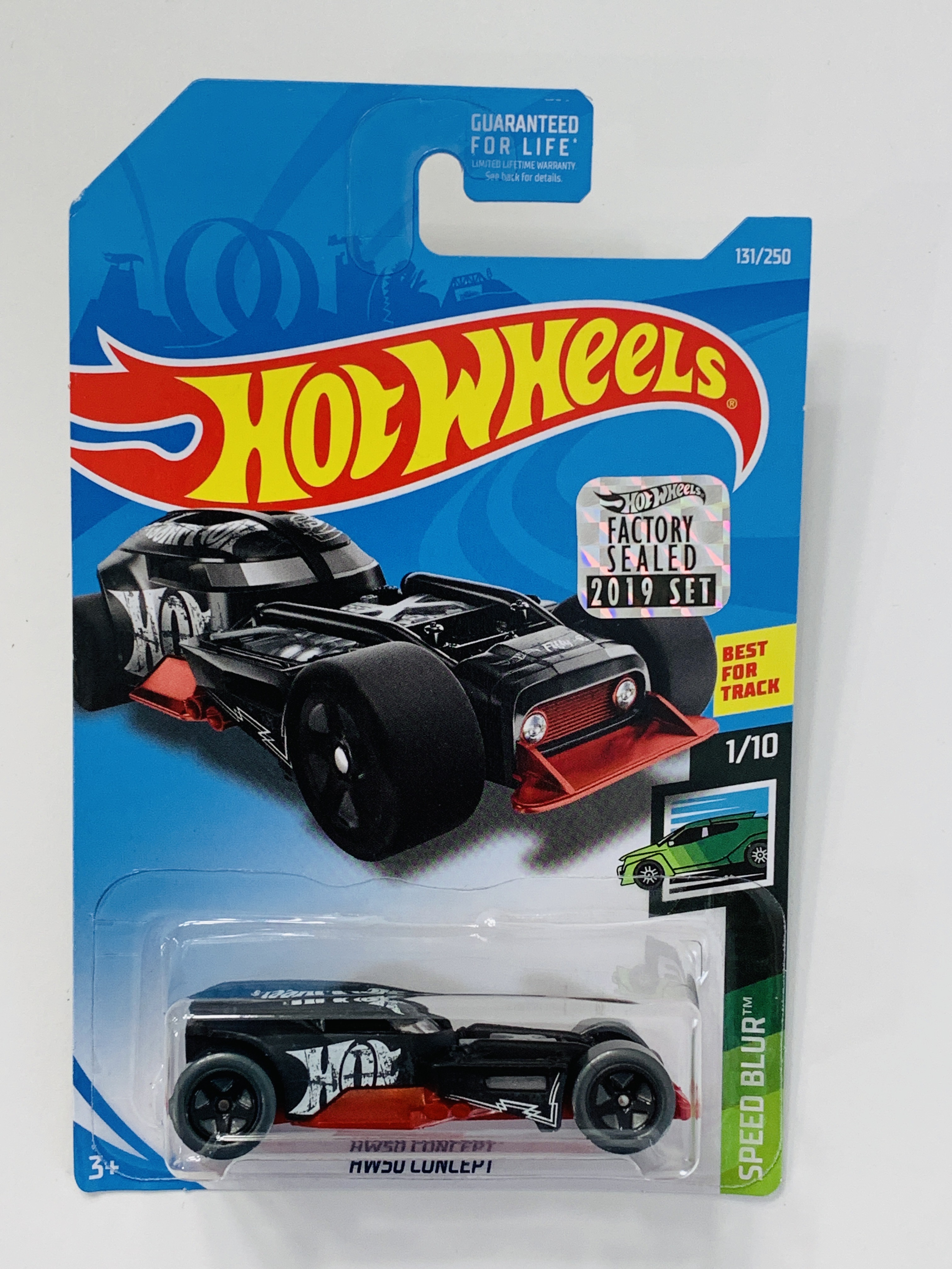 Hot Wheels 2019 Factory Set #131 HW50 Concept - Black