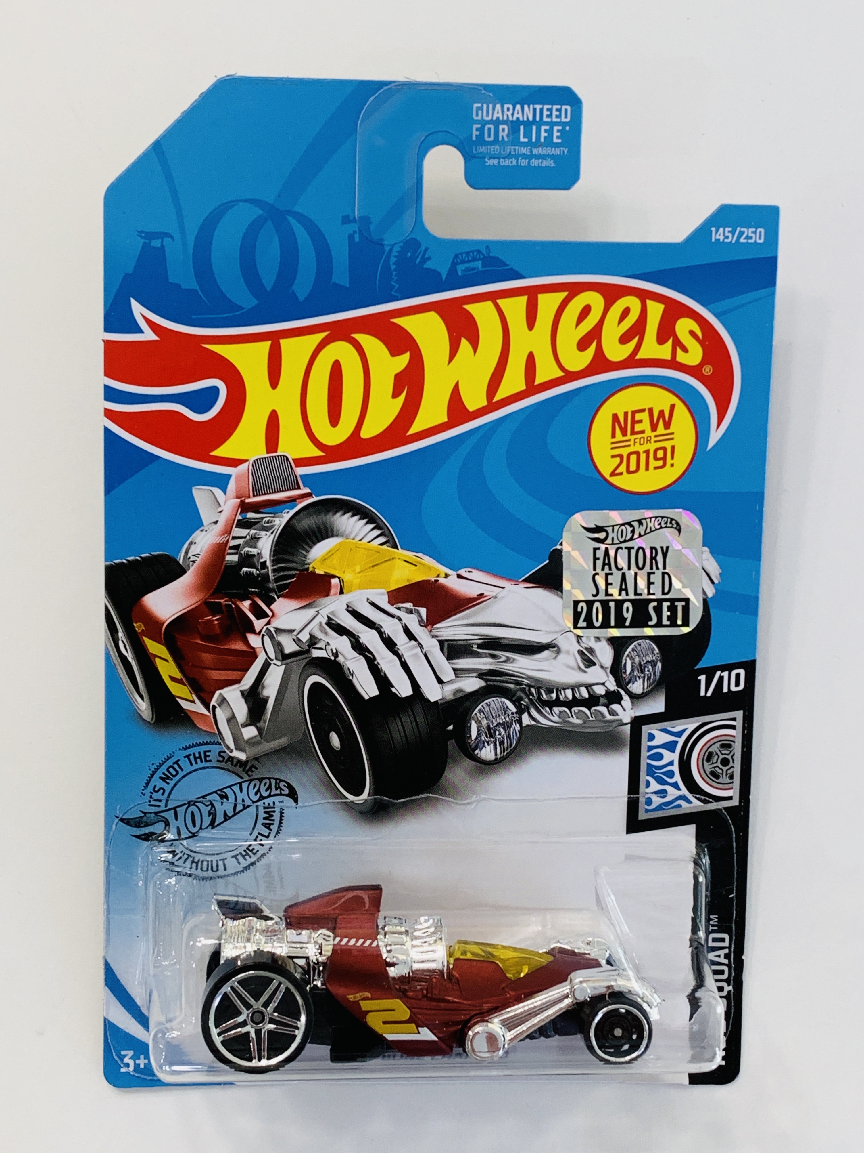 Hot Wheels 2019 Factory Set #145 Tur-Bone Charged - Red