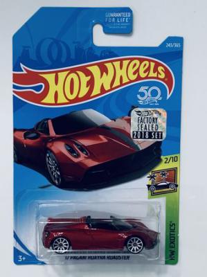 10171-Hot-Wheels-2018-Factory-Set--243--17-Pangani-Huayra-Roadster---Red
