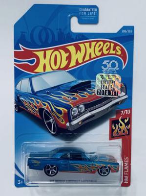10181-Hot-Wheels-2018-Factory-Set--206--69-Dodge-Coronet-Superbee---Blue