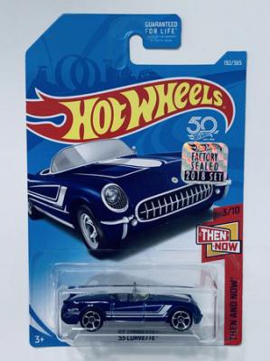 10182-Hot-Wheels-2018-Factory-Set--192--55-Corvette---Blue