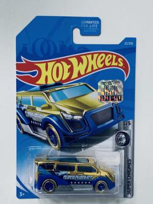 9496-Hot-Wheels-2019-Factory-Set--22-Speedbox-Gold-Chrome