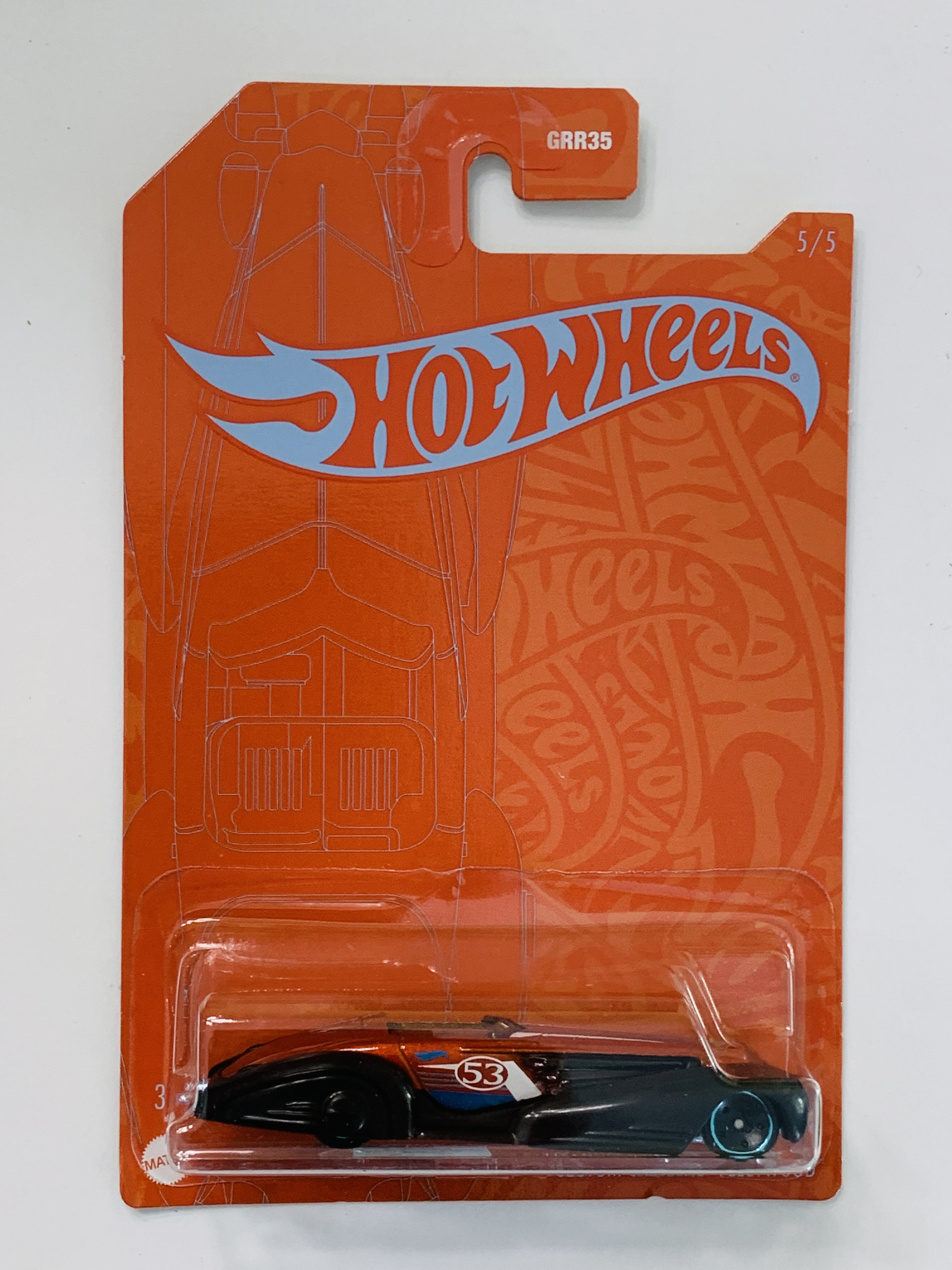 Hot Wheels 53rd Anniversary Orange And Blue Custom Cadillac Fleetwood