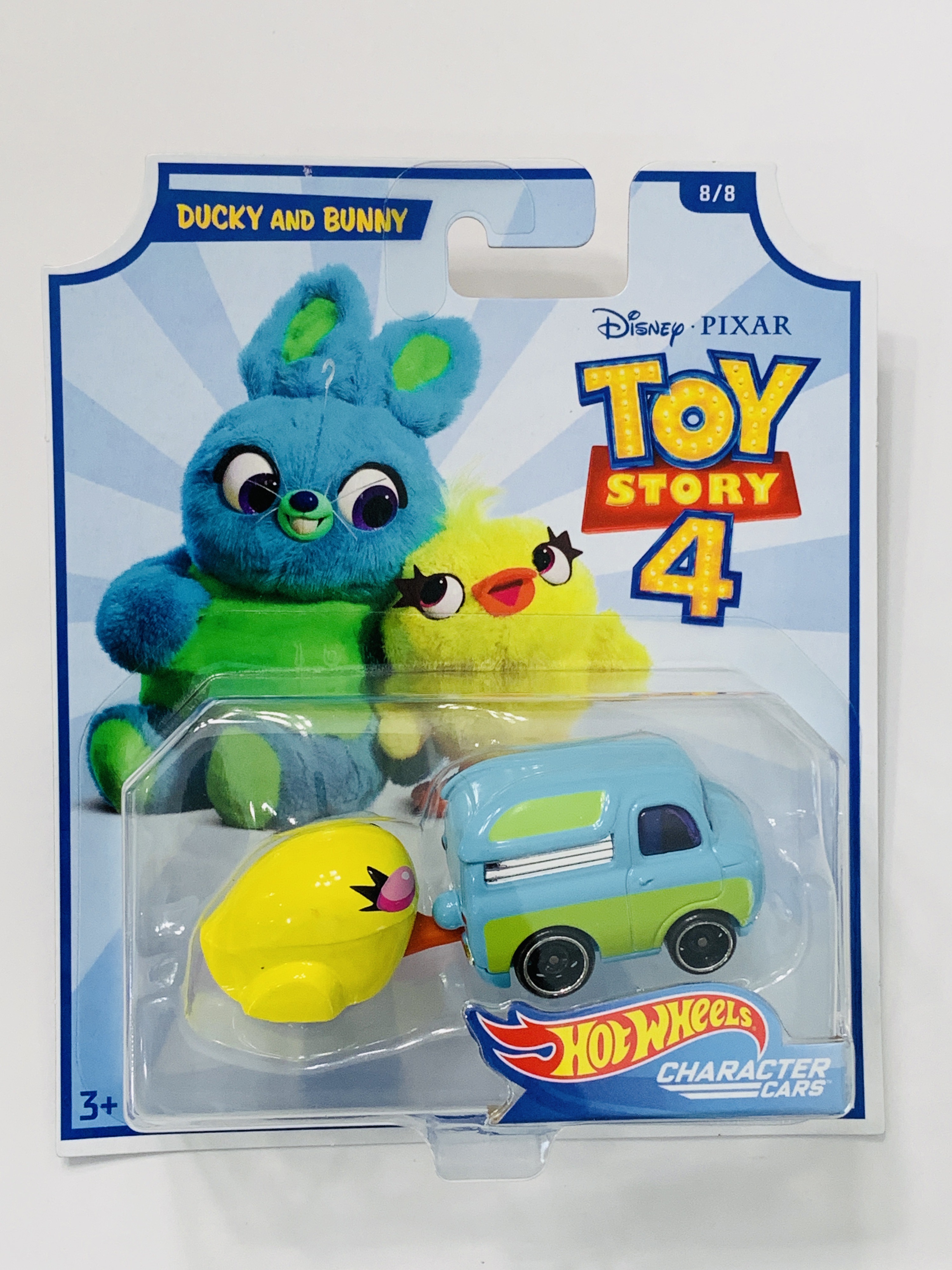 Hot Wheels Character Cars Disney Pixar Toy Story 4 Ducky And Bunny