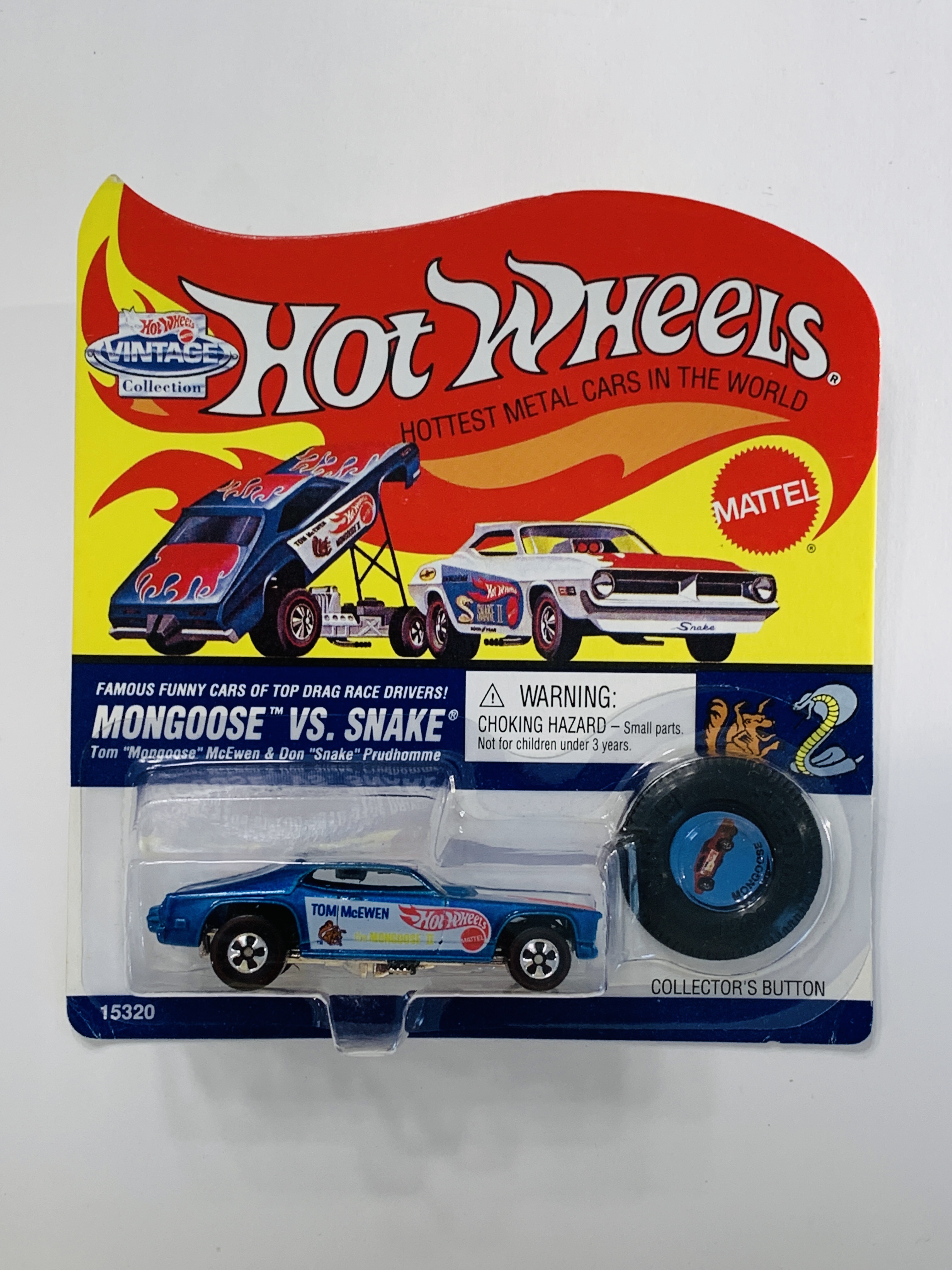 Hot Wheels Vintage Collection Mongoose vs Snake Limited Edition Mongoose II