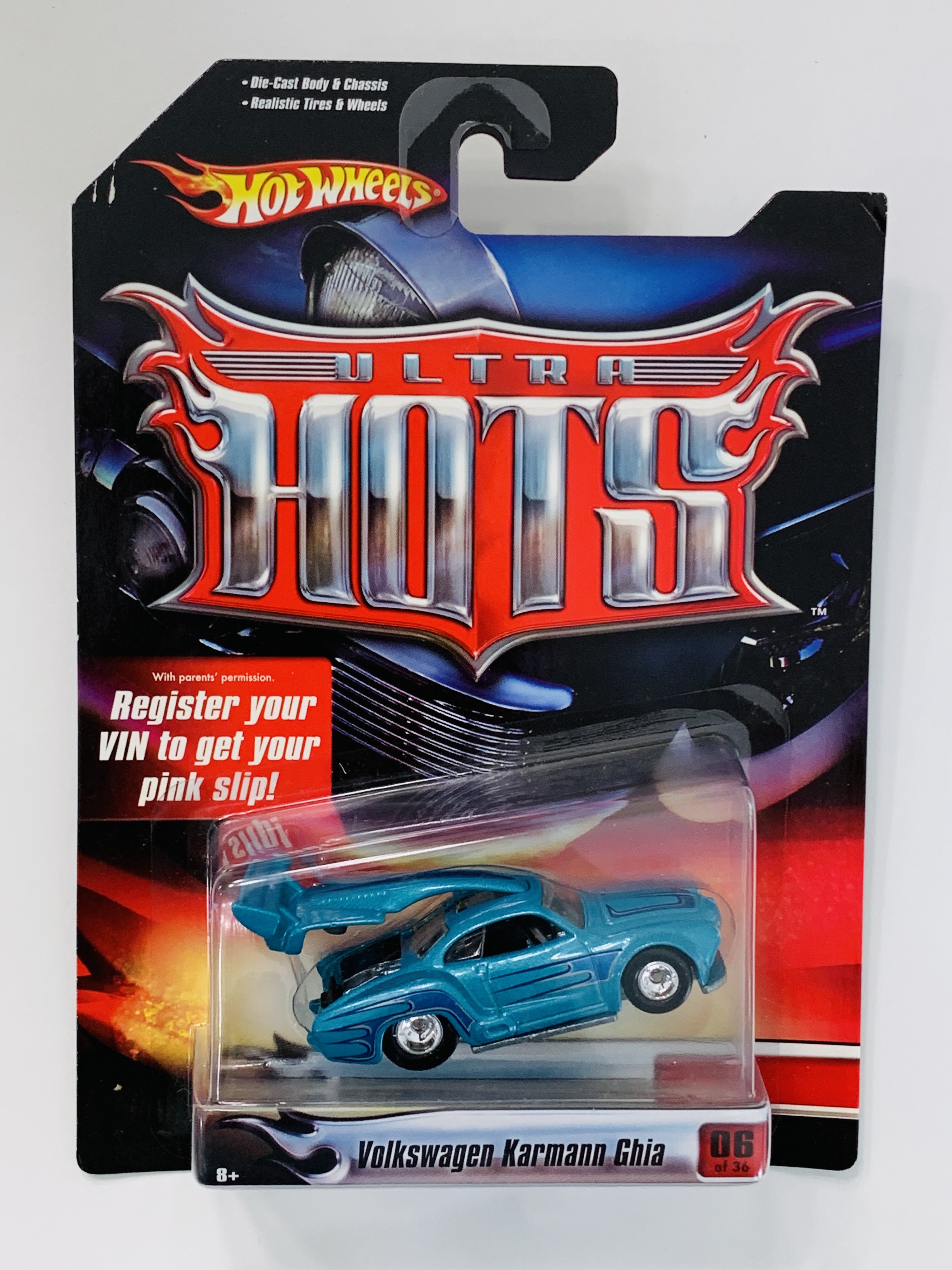 Hot Wheels Ultra Hots Volkswagen Karmann Ghia - Aqua