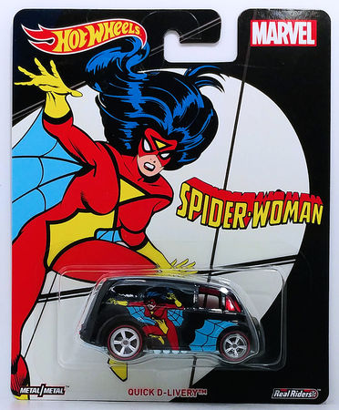 Hot Wheels Marvel Spider-Woman Quick D-Livery