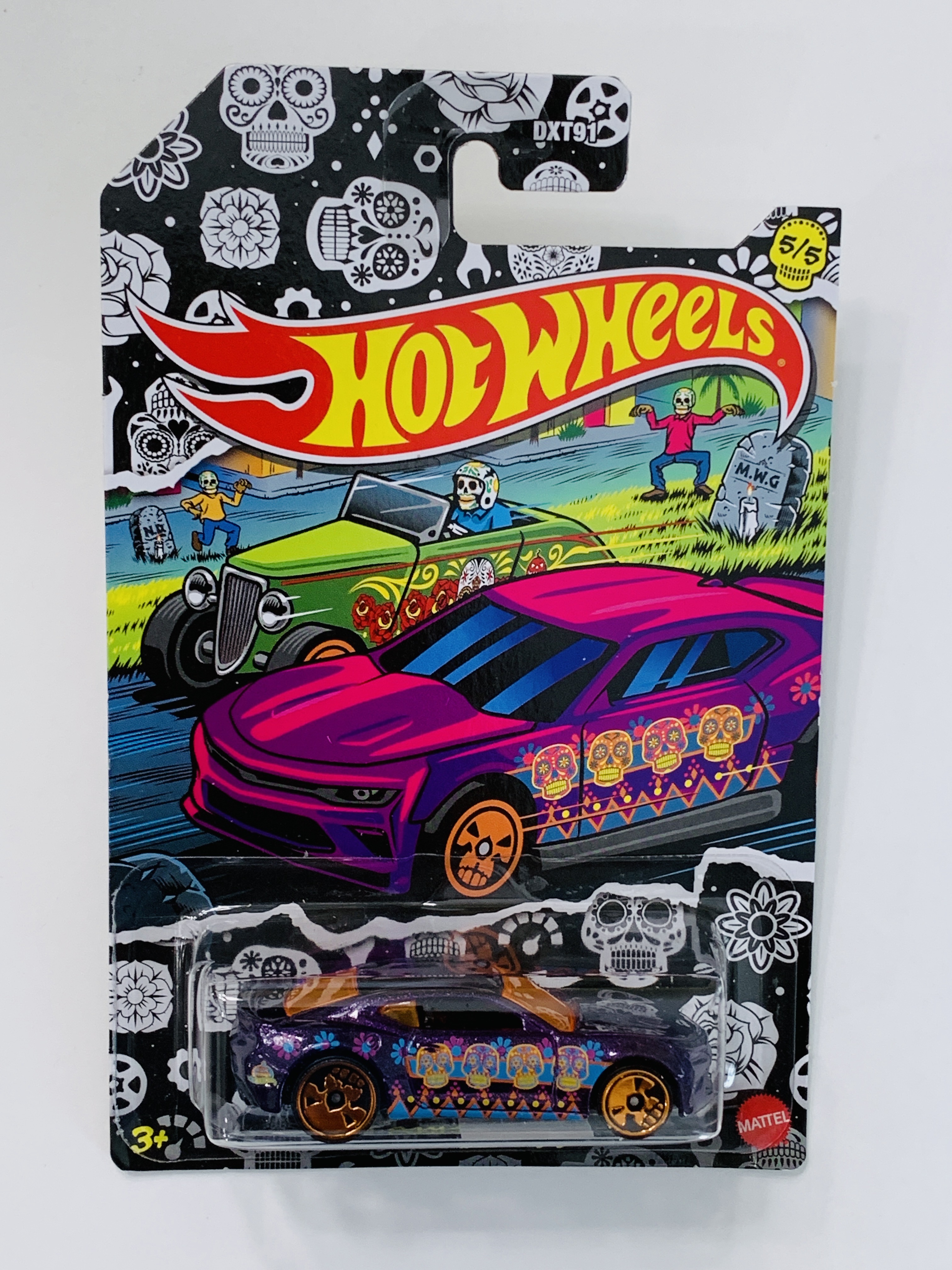 Hot Wheels Halloween Dia De Los Muertos Day Of The Dead '16 Camaro SS