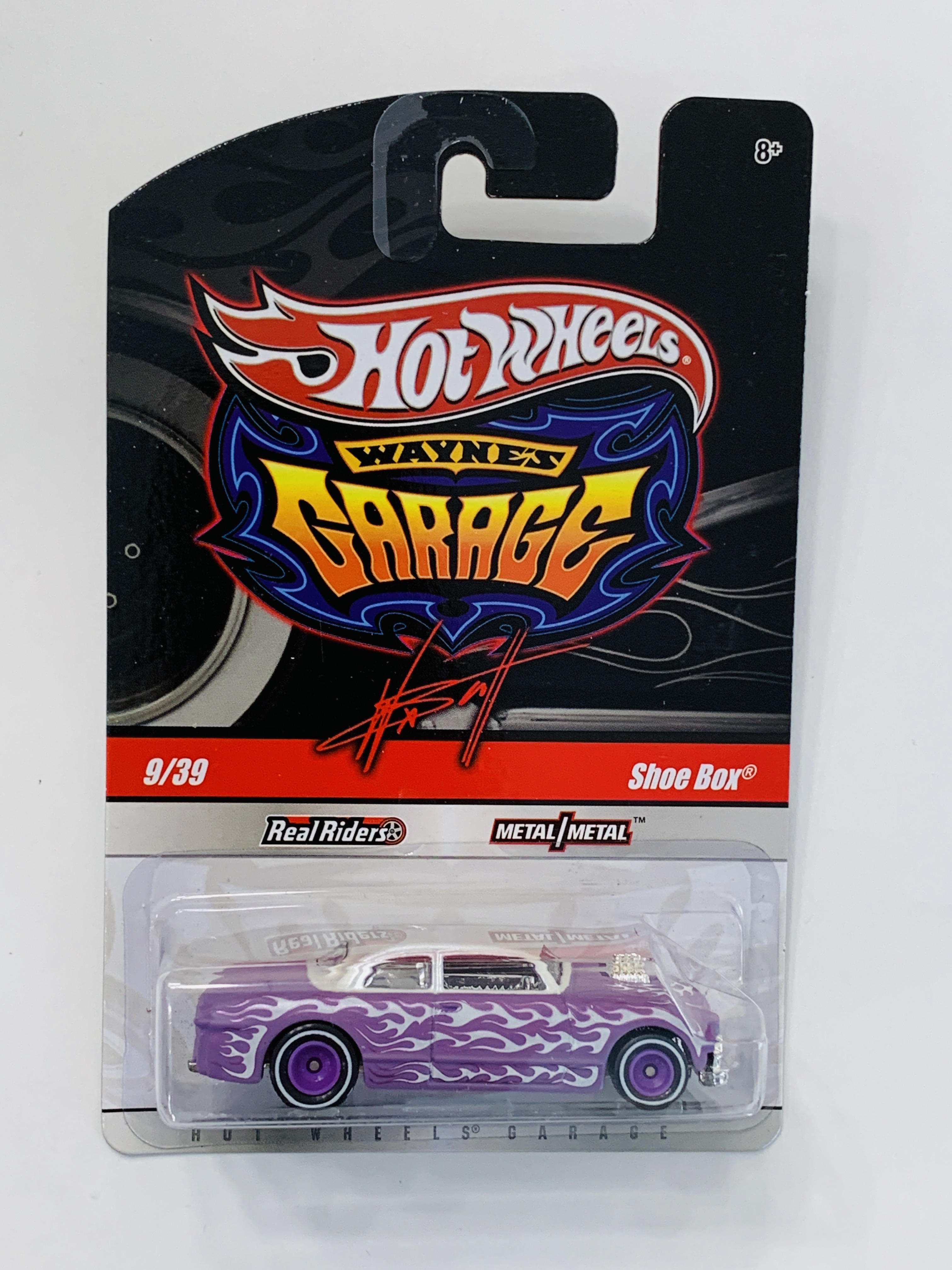 Hot Wheels Wayne's Garage Shoe Box - Lavender